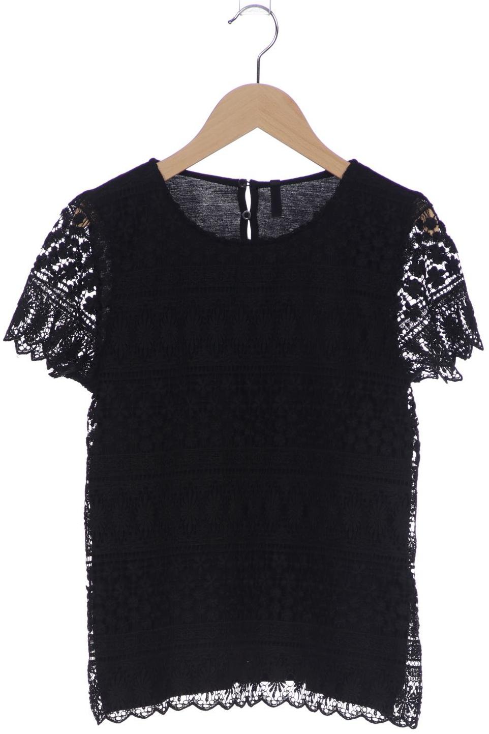

Stradivarius Damen T-Shirt, schwarz, Gr. 36