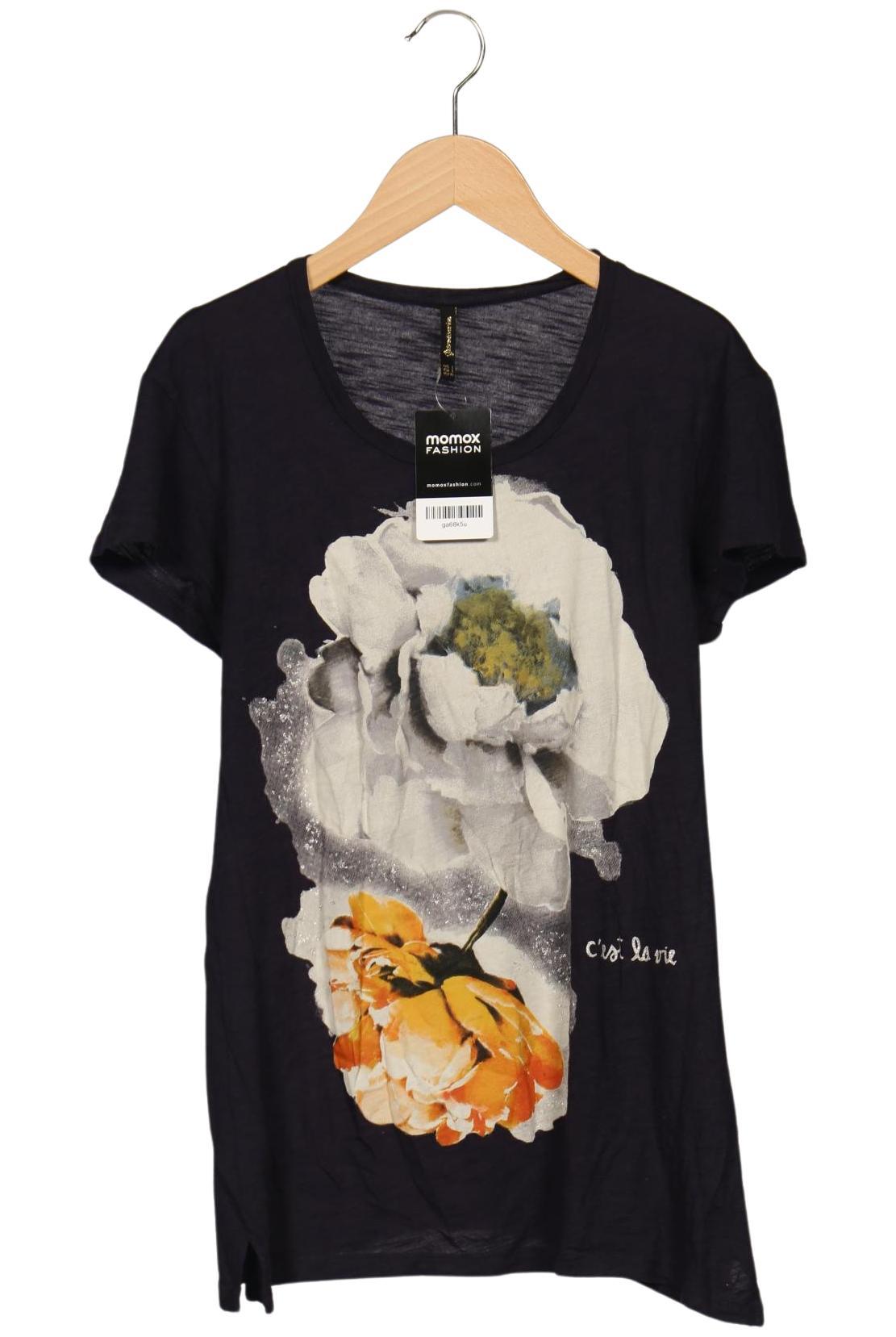 

Stradivarius Damen T-Shirt, marineblau, Gr. 36