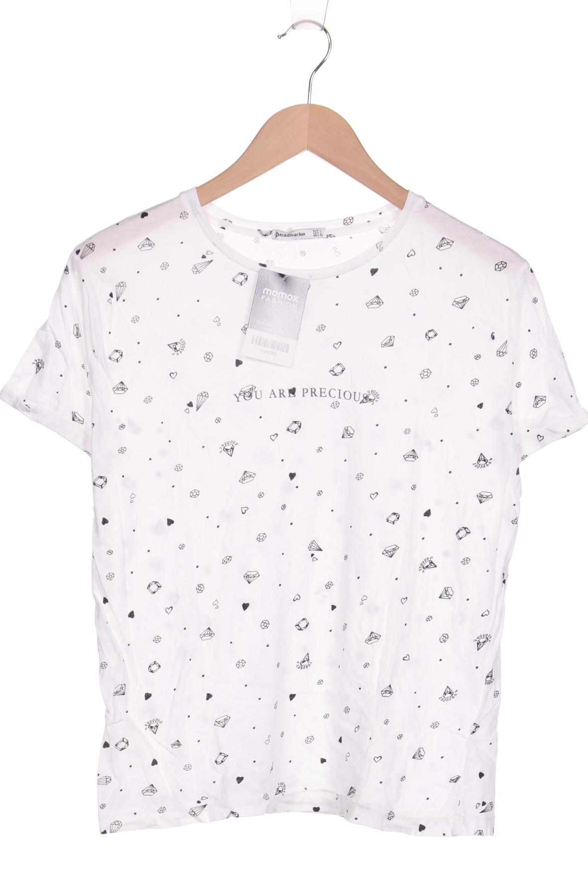 

Stradivarius Damen T-Shirt, weiß