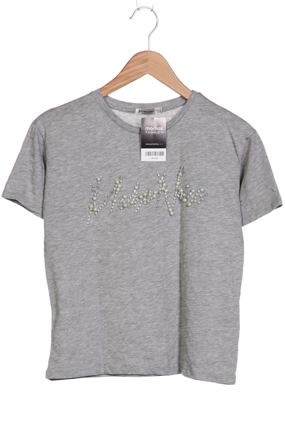 

Stradivarius Damen T-Shirt, grau