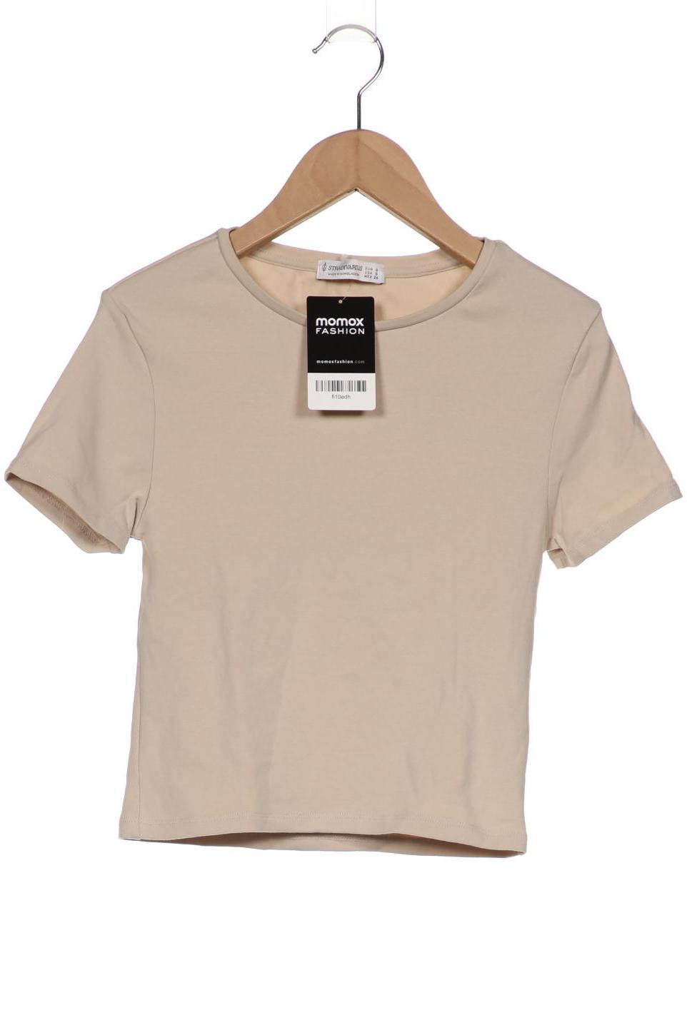 

Stradivarius Damen T-Shirt, beige, Gr. 36