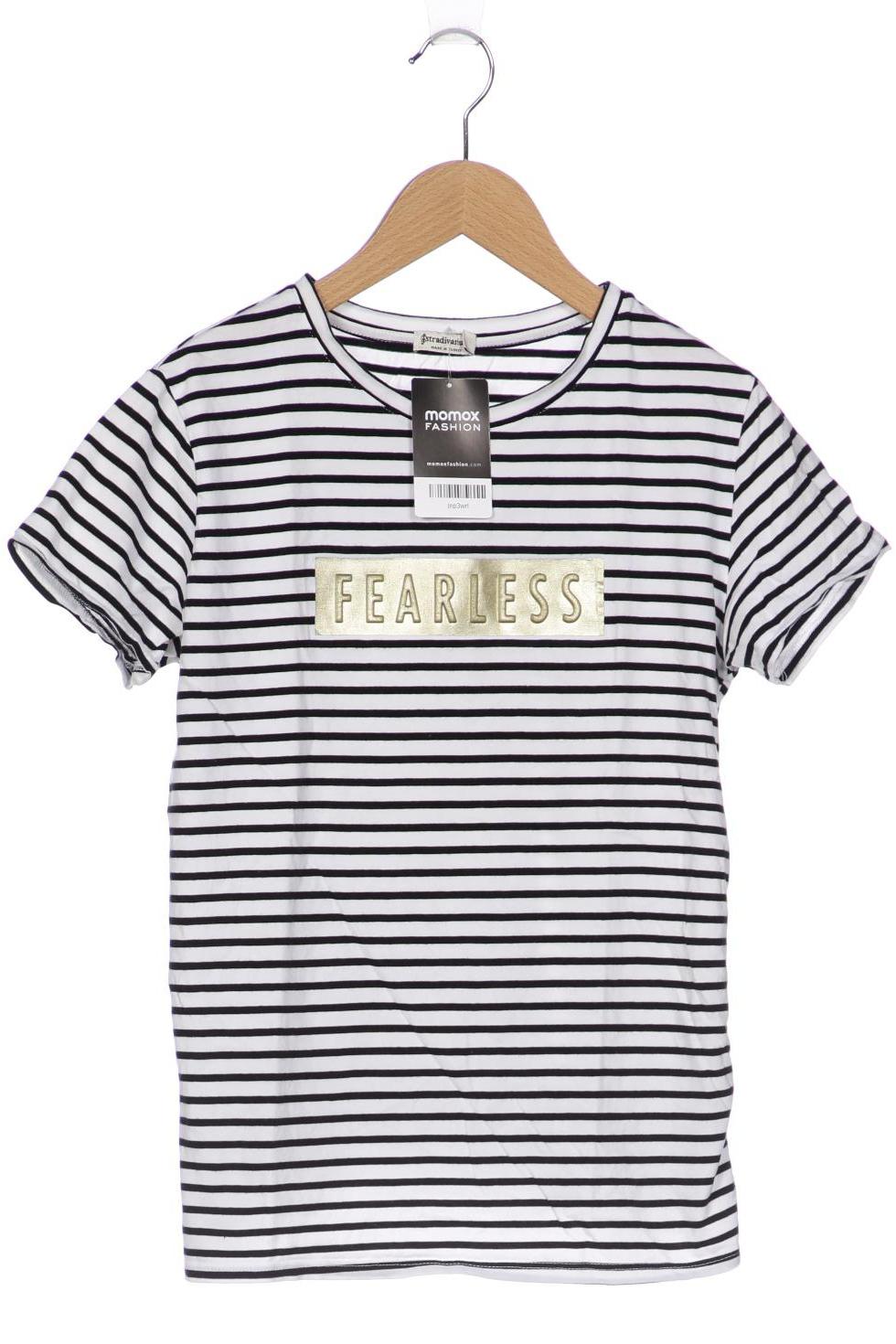

Stradivarius Damen T-Shirt, schwarz