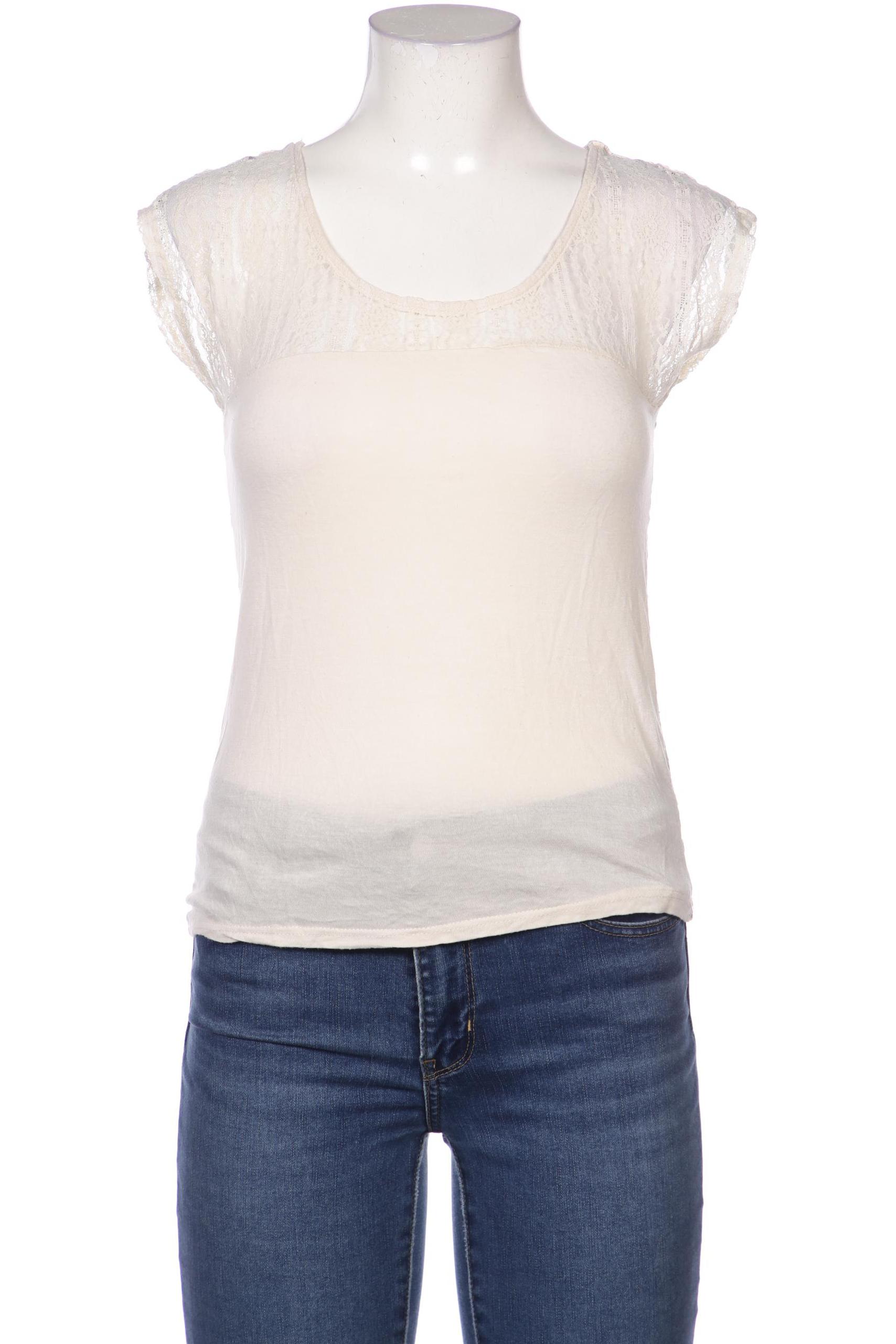

Stradivarius Damen T-Shirt, cremeweiß