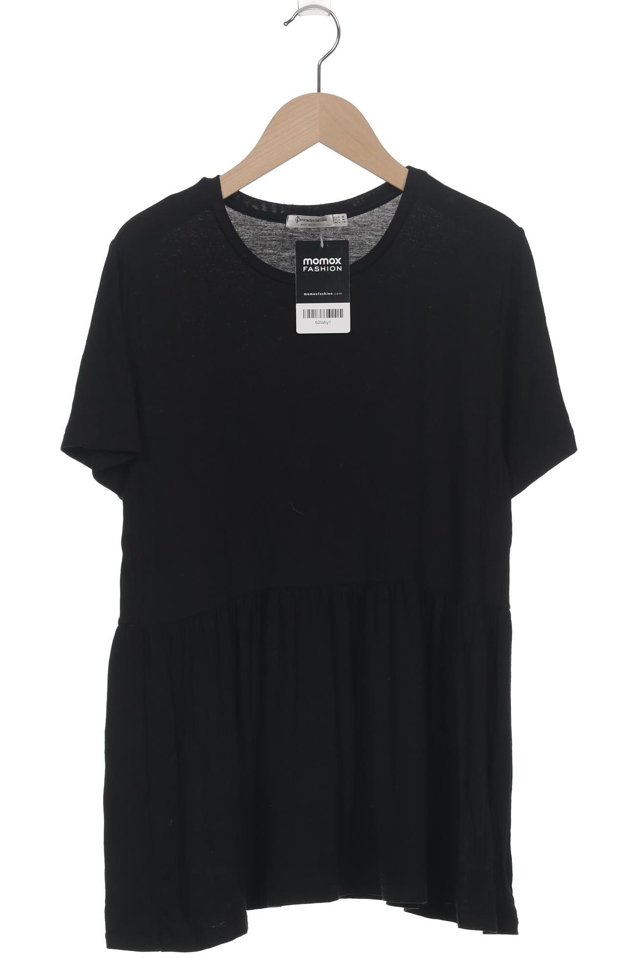 

Stradivarius Damen T-Shirt, schwarz, Gr. 38