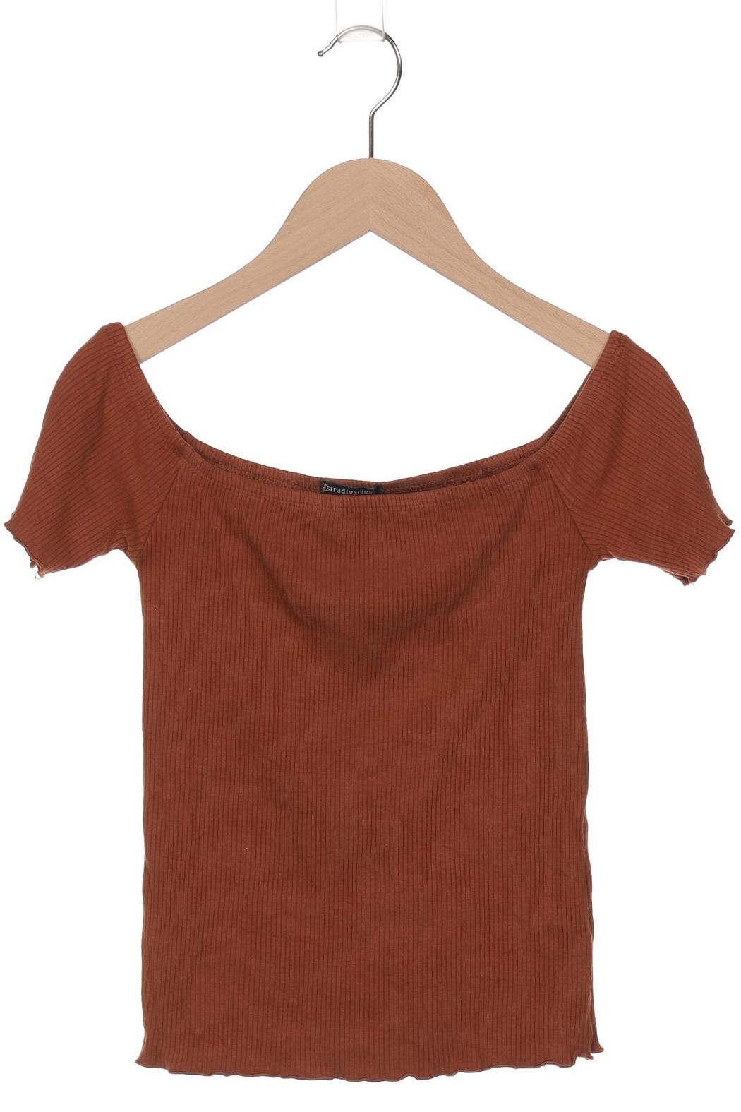 

Stradivarius Damen T-Shirt, braun, Gr. 36