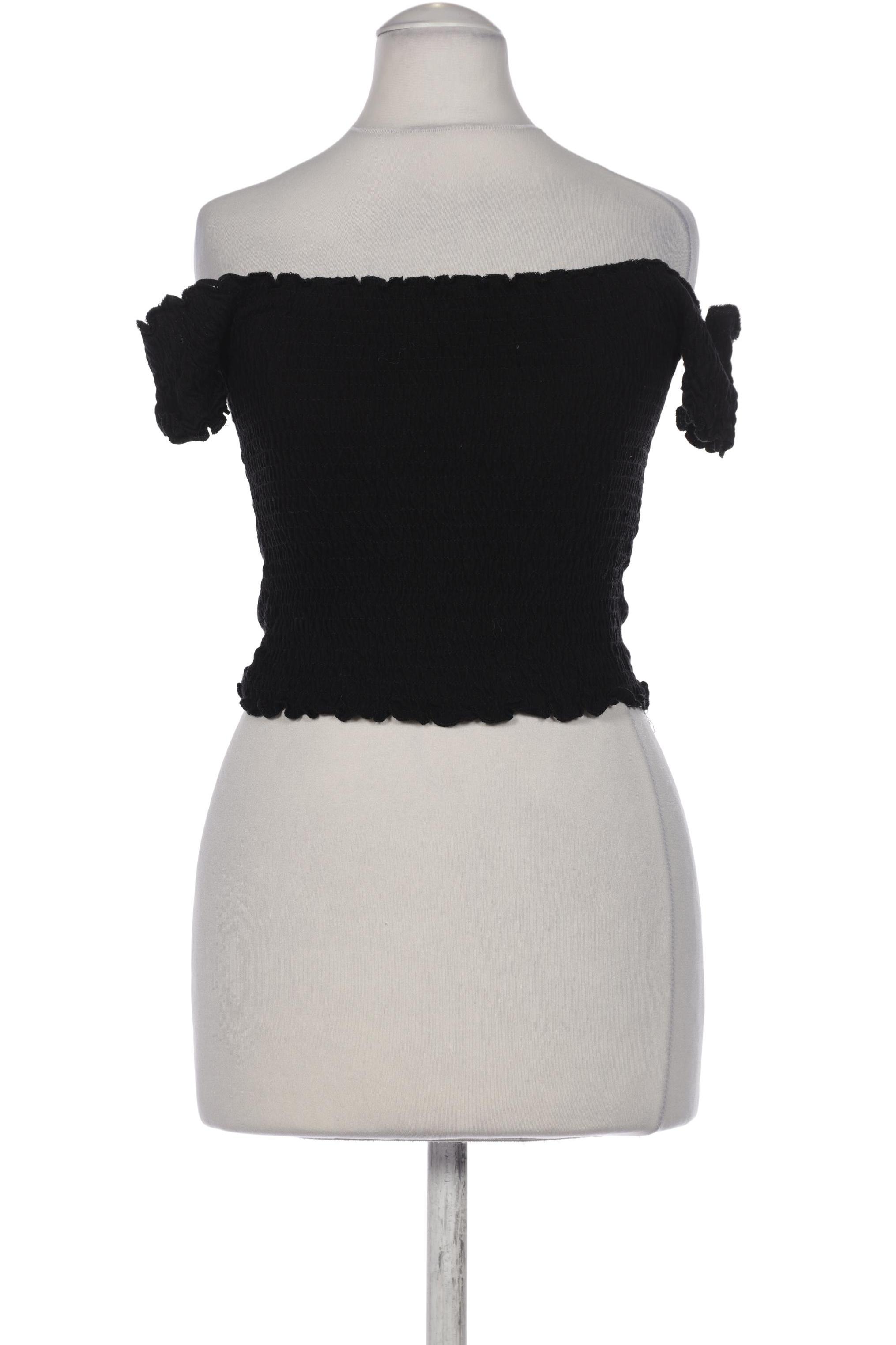 

Stradivarius Damen T-Shirt, schwarz, Gr. 36