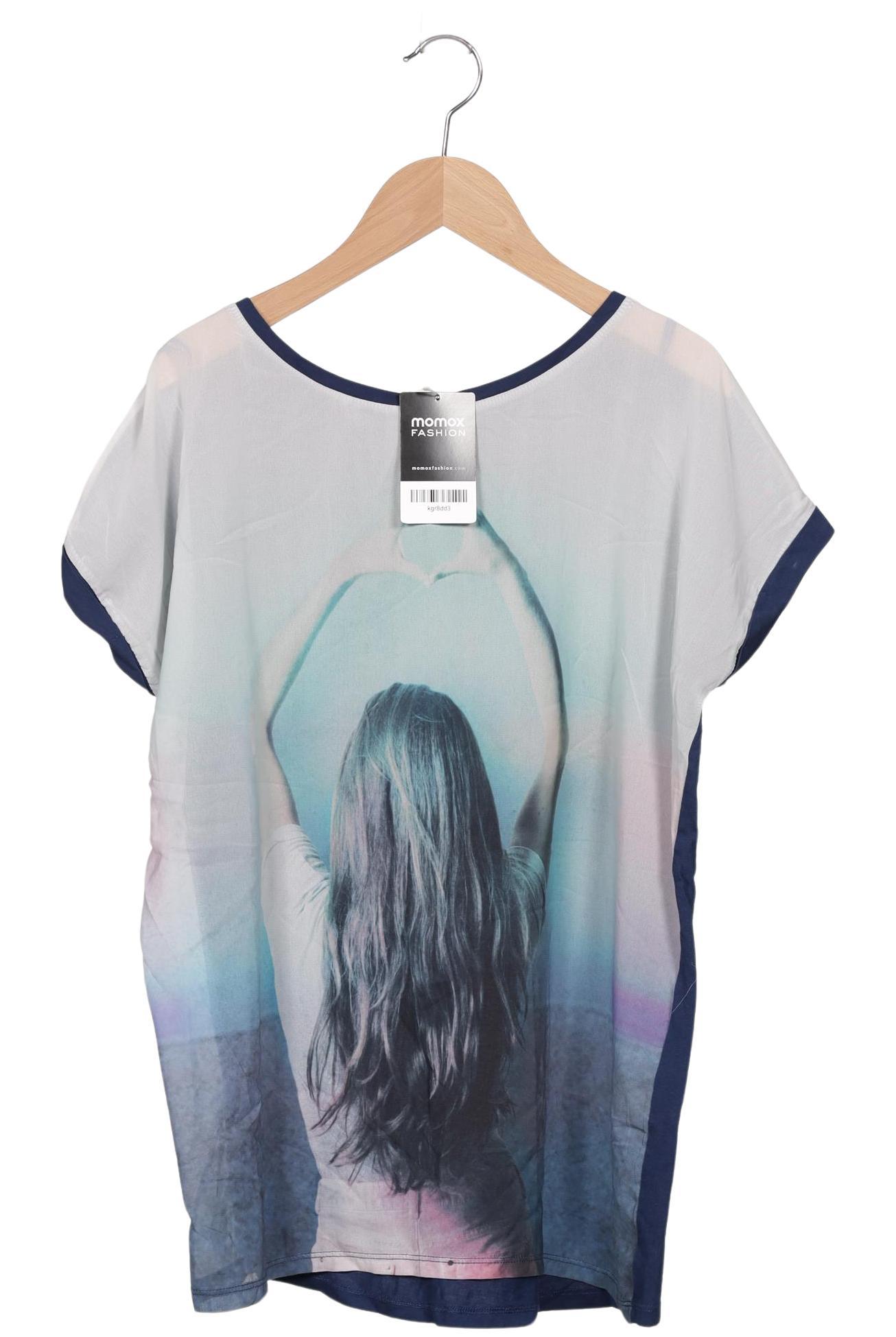 

Stradivarius Damen T-Shirt, blau, Gr. 42