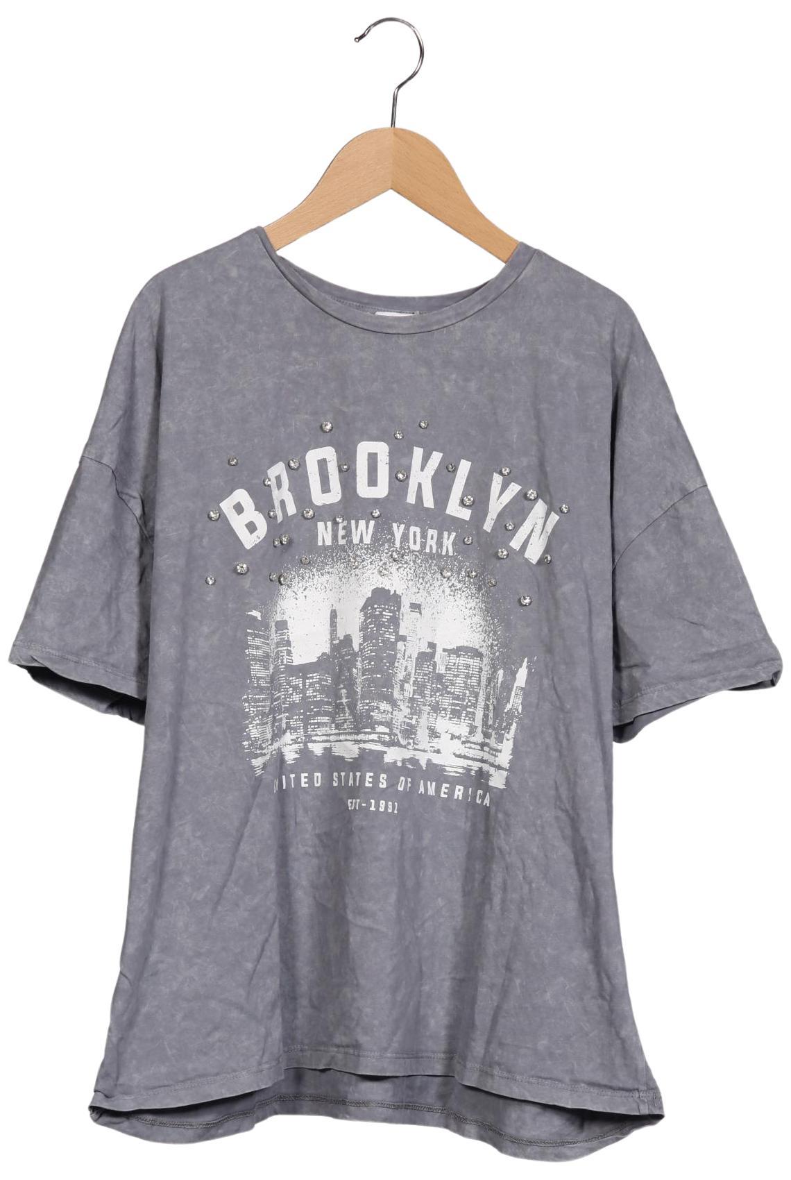 

Stradivarius Damen T-Shirt, grau, Gr. 44