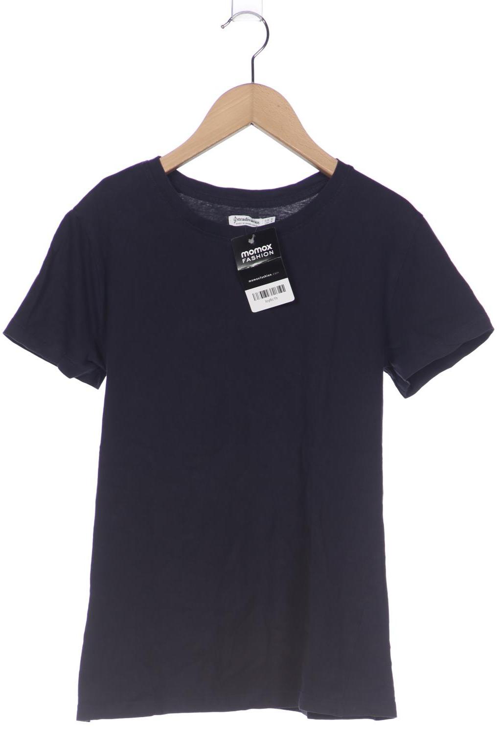 

Stradivarius Damen T-Shirt, marineblau, Gr. 36