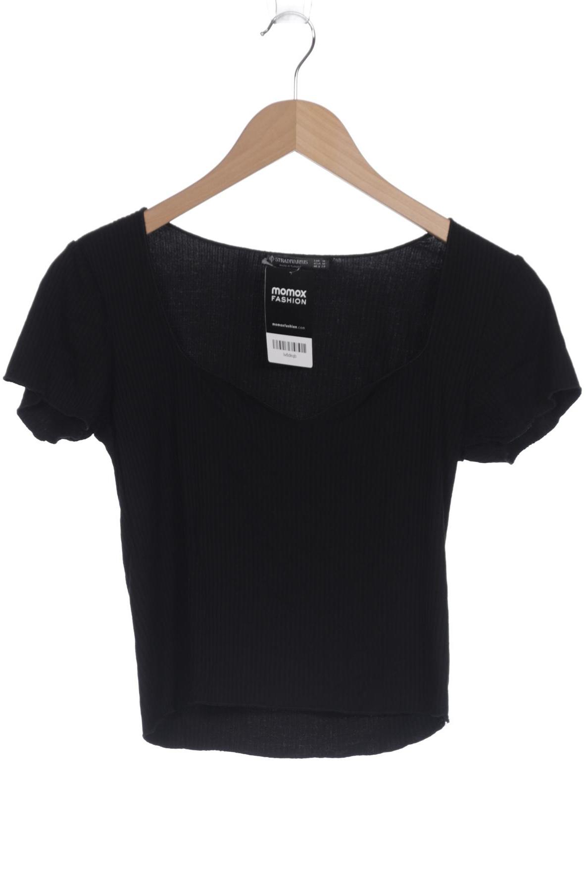 

Stradivarius Damen T-Shirt, schwarz