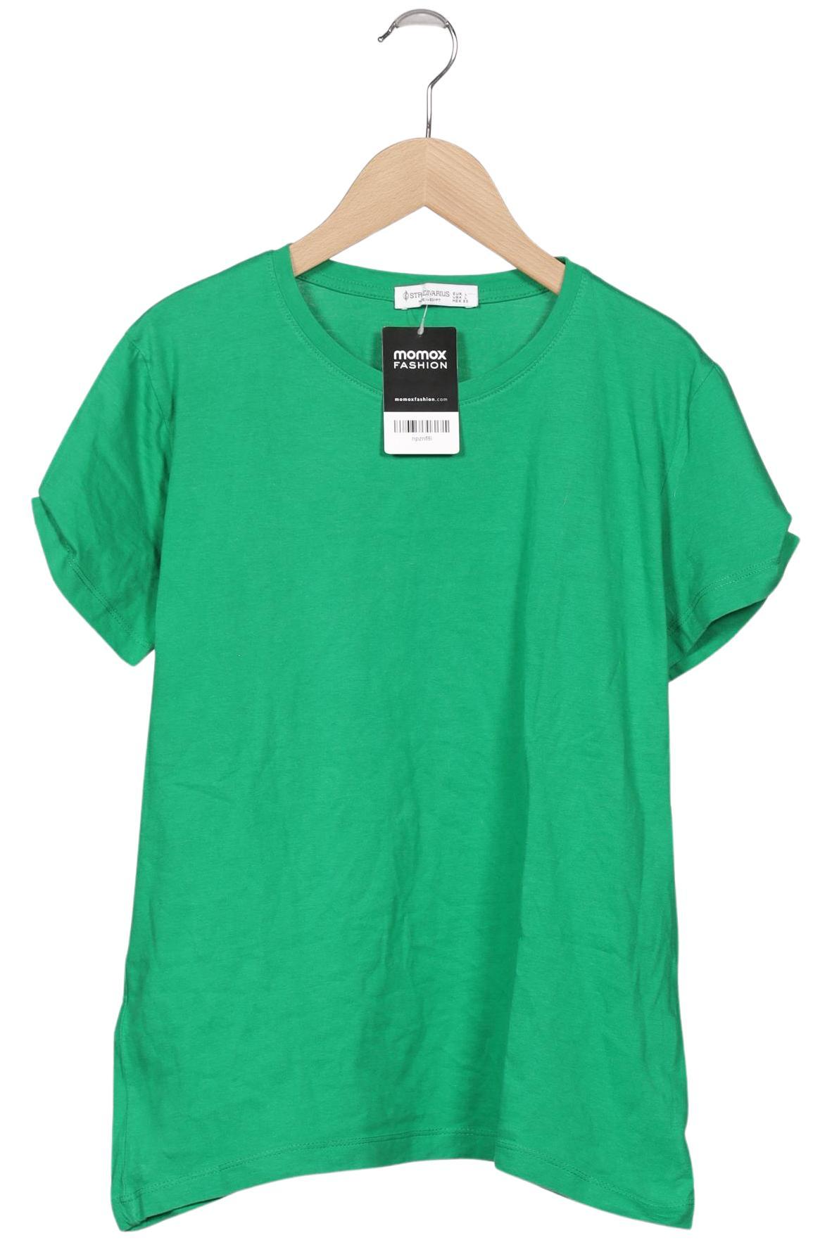 

Stradivarius Damen T-Shirt, grün, Gr. 42
