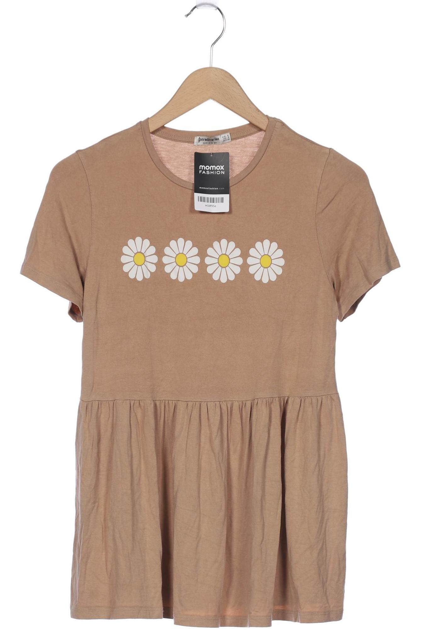 

Stradivarius Damen T-Shirt, beige, Gr. 36