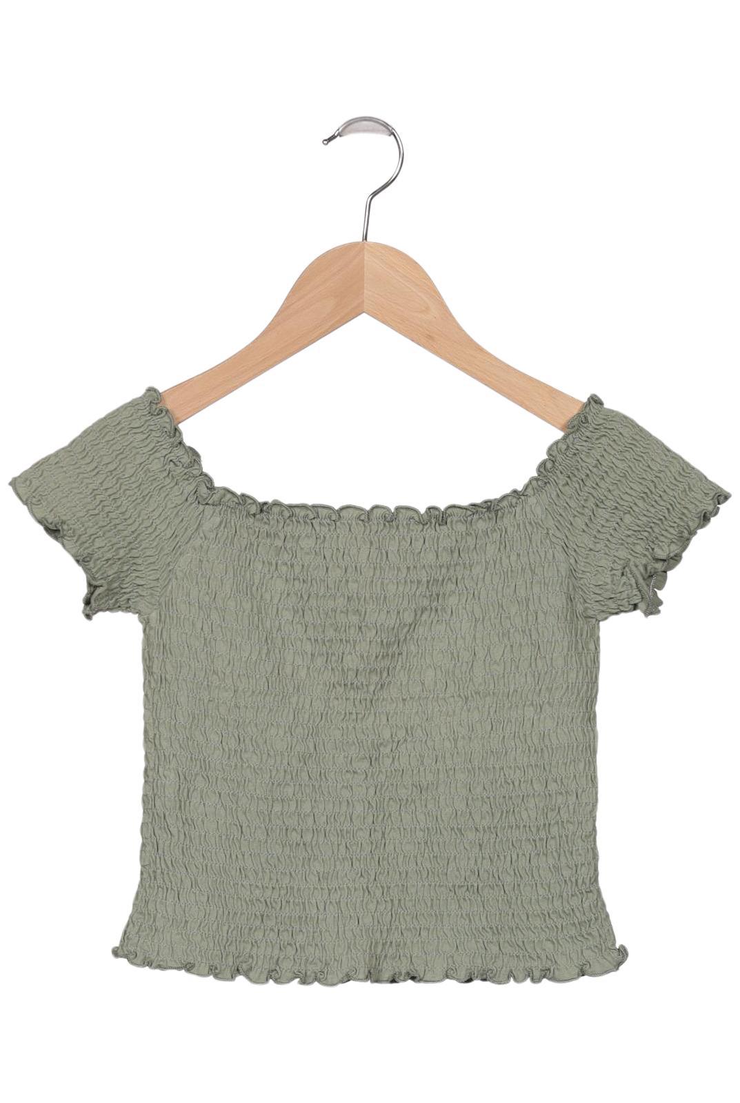 

Stradivarius Damen T-Shirt, grün, Gr. 38
