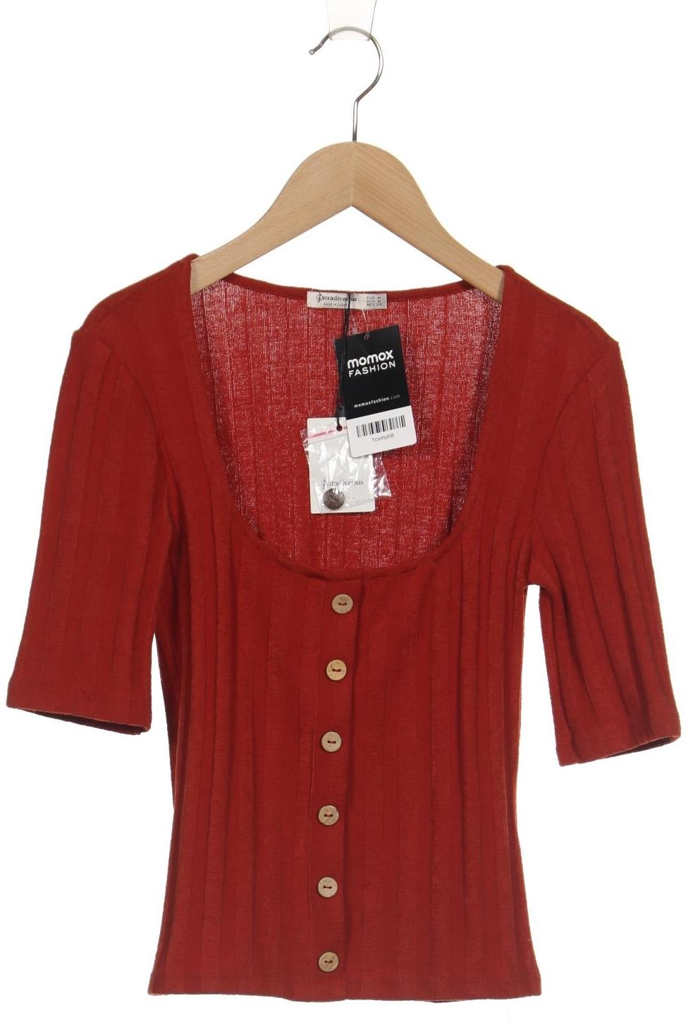 

Stradivarius Damen T-Shirt, rot, Gr. 38