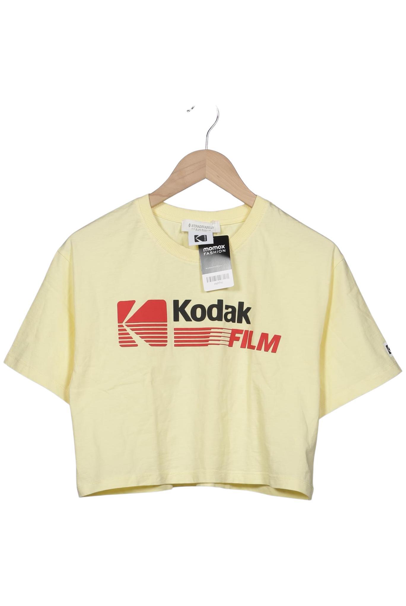 

Stradivarius Damen T-Shirt, gelb, Gr. 38