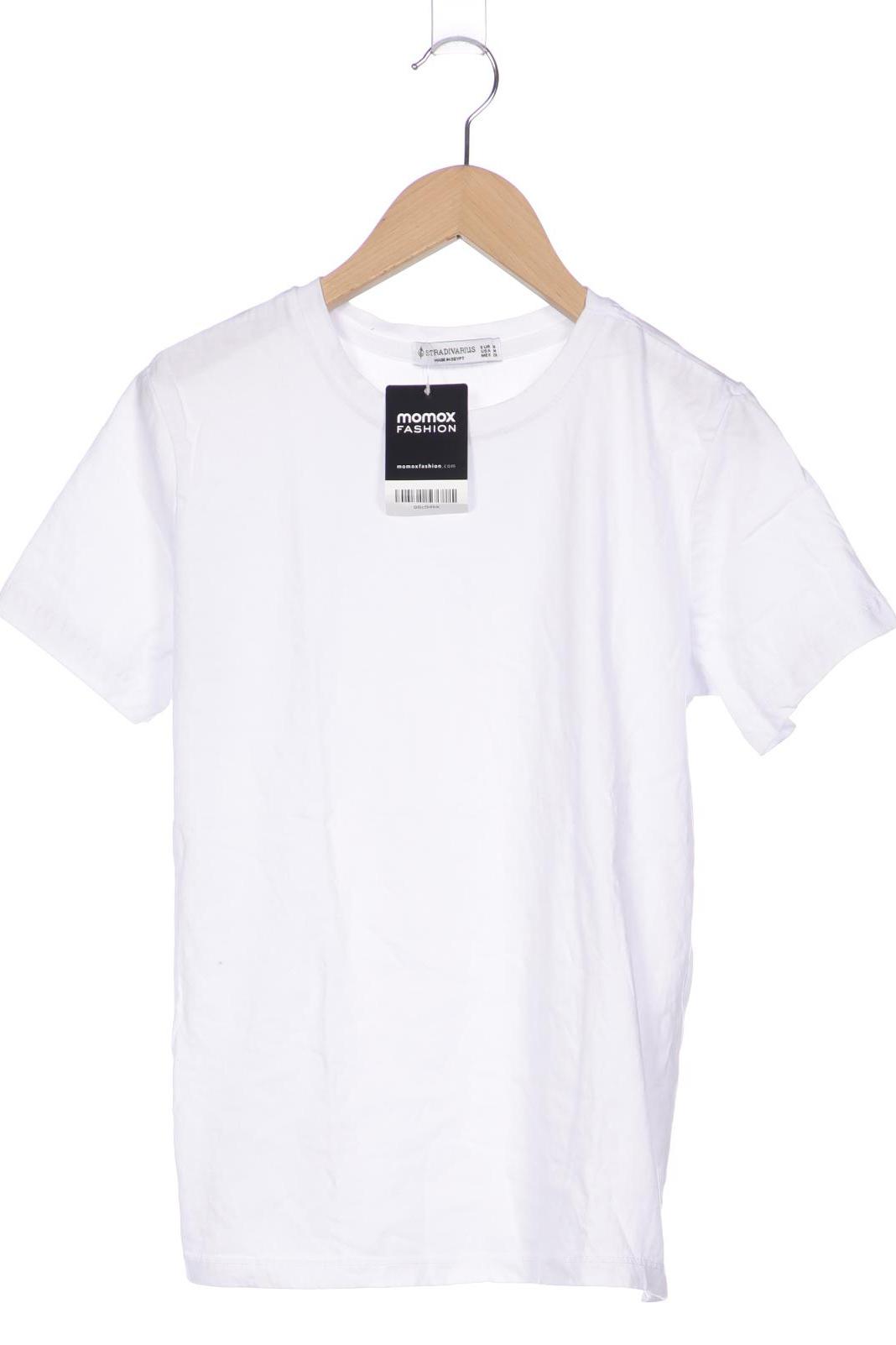 

Stradivarius Damen T-Shirt, weiß, Gr. 38
