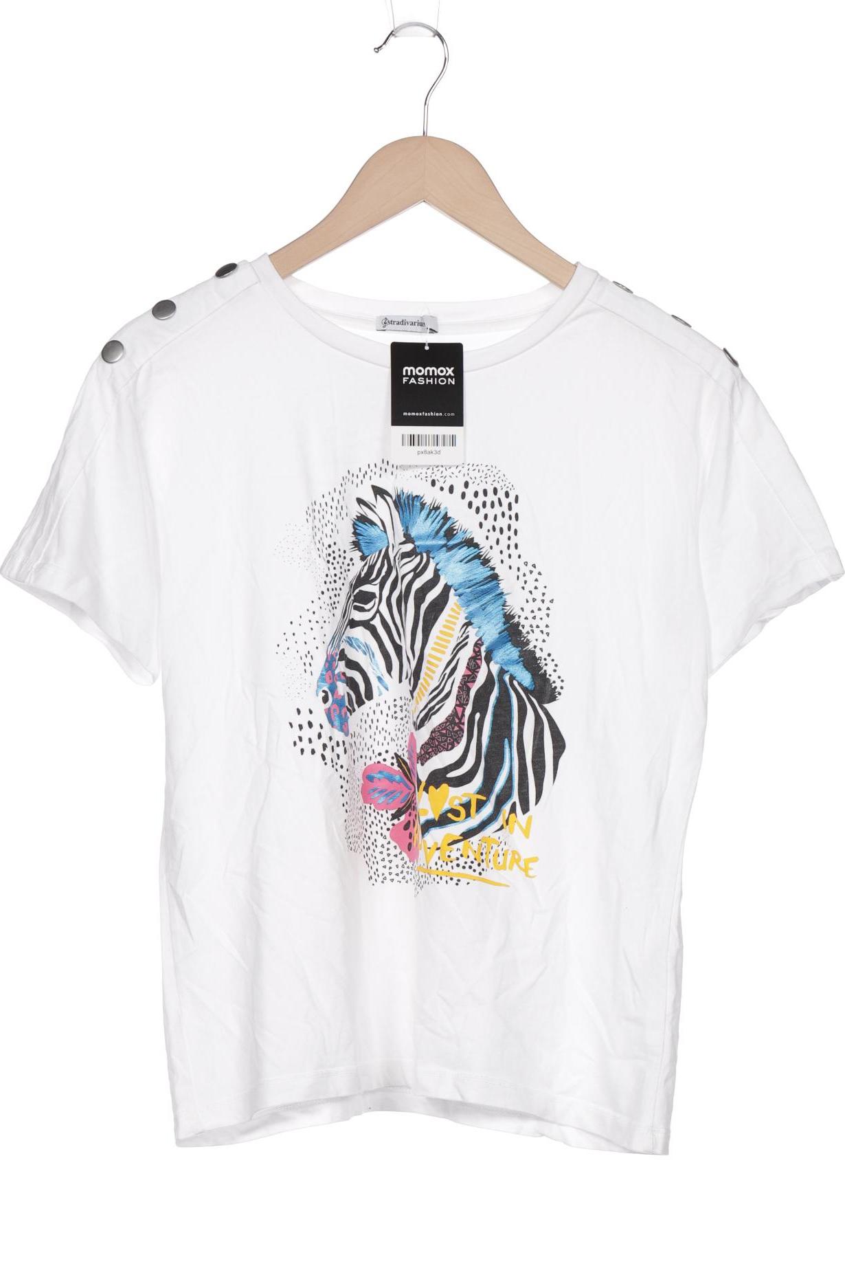 

Stradivarius Damen T-Shirt, weiß