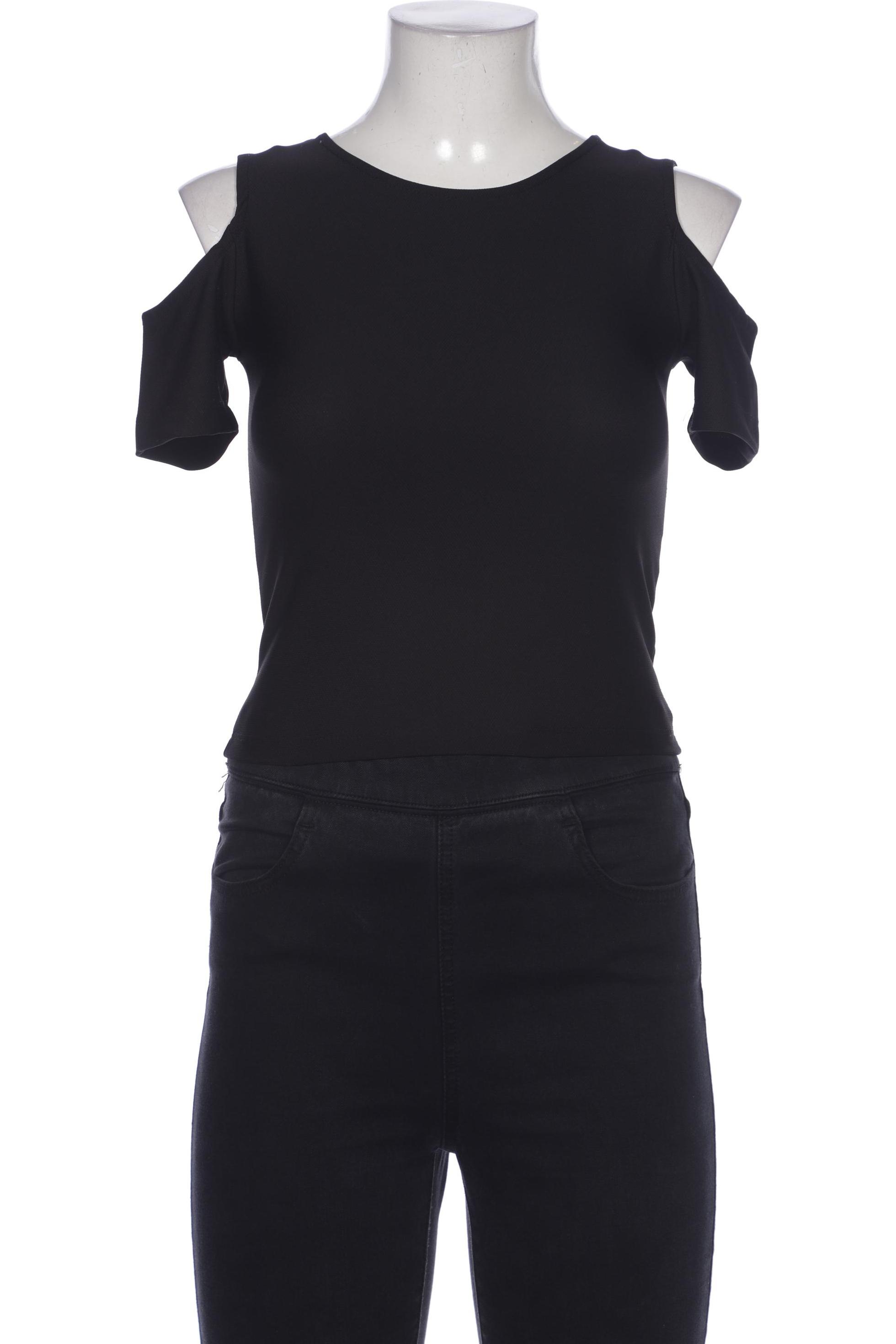 

Stradivarius Damen T-Shirt, schwarz, Gr. 38