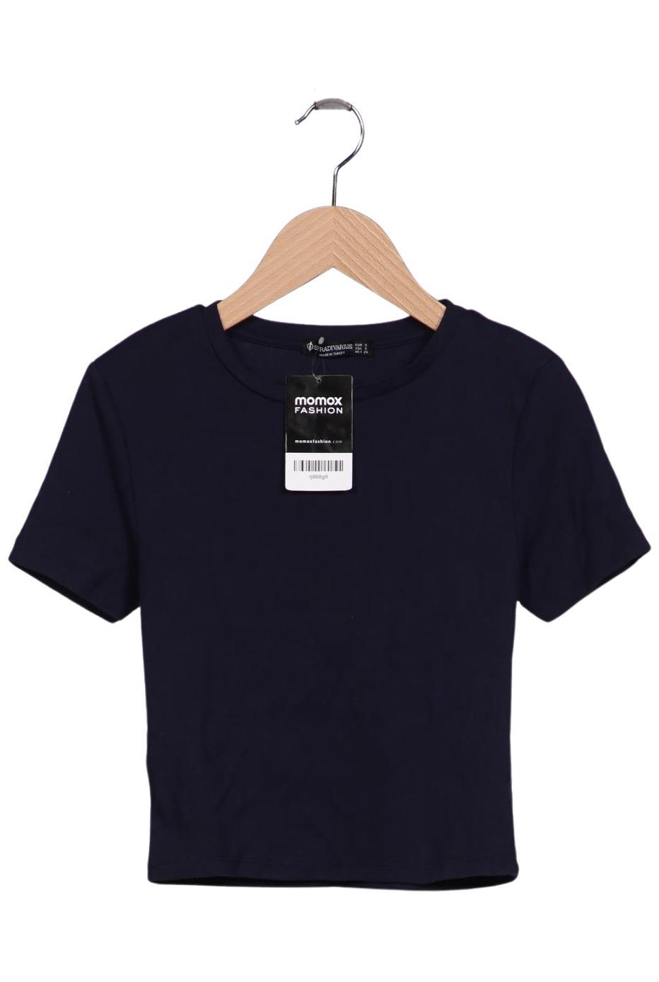 Thumbnail - Stradivarius Damen T-Shirt, marineblau, Gr. 36