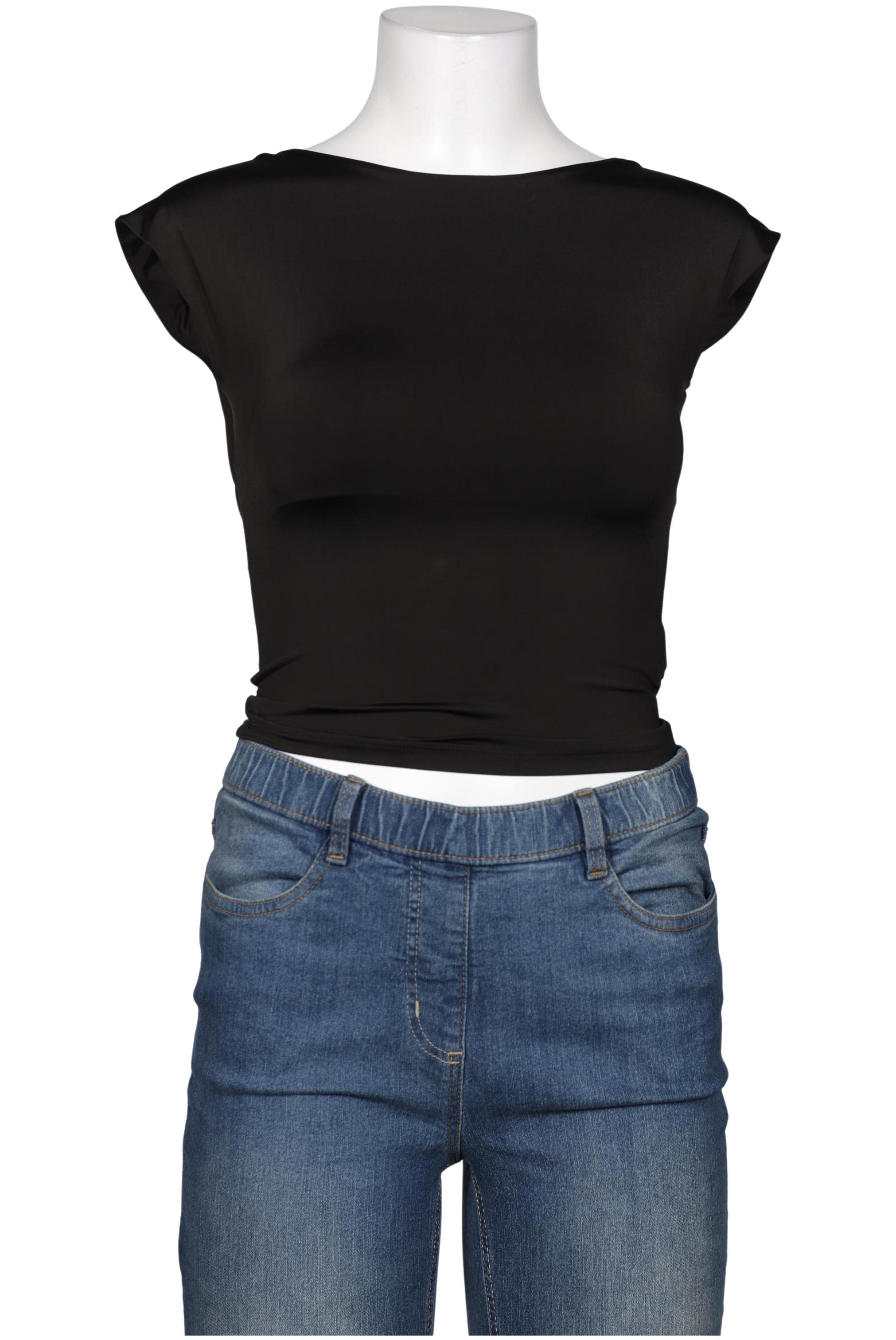 

Stradivarius Damen T-Shirt, schwarz, Gr. 38