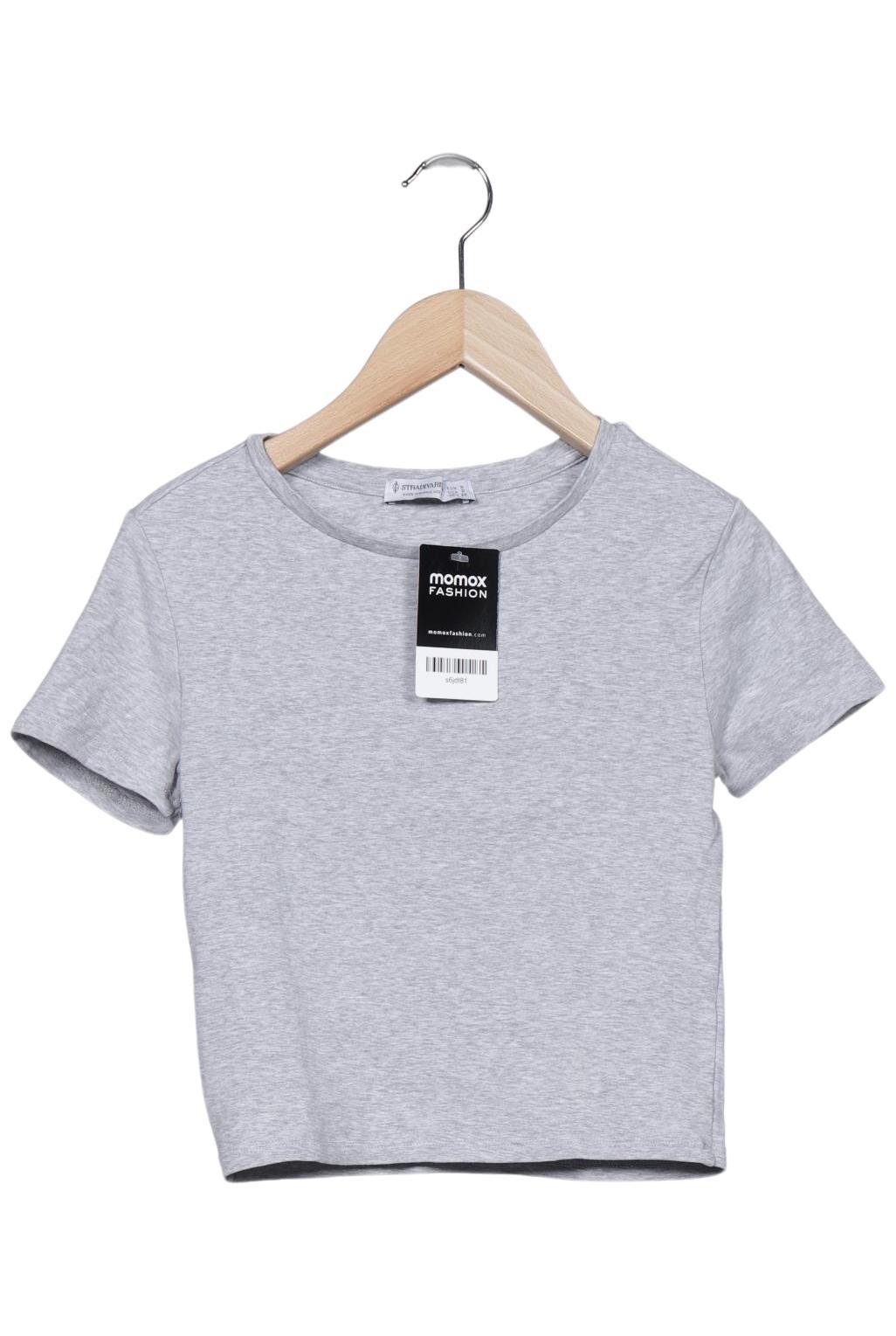 

Stradivarius Damen T-Shirt, grau, Gr. 36