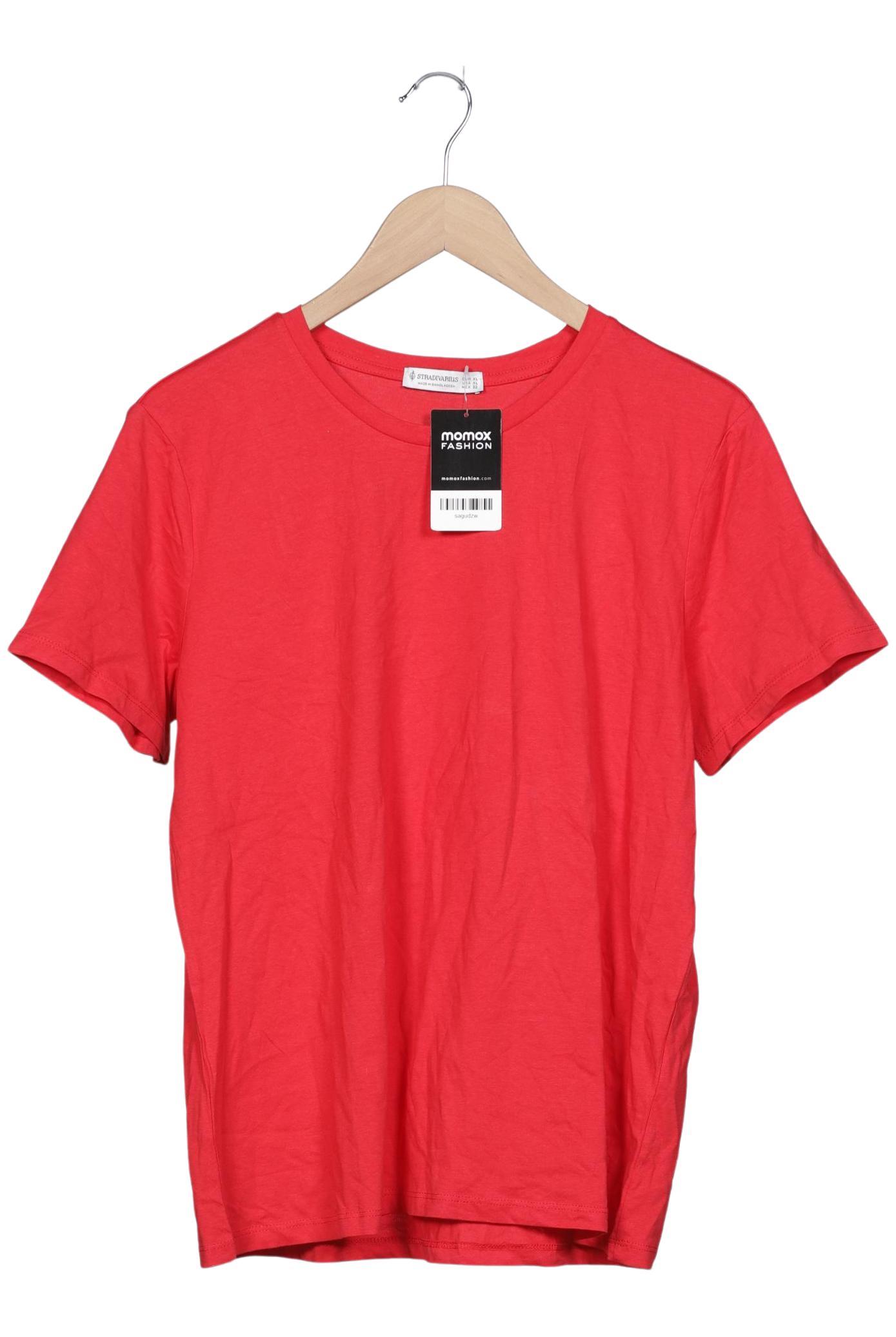 

Stradivarius Damen T-Shirt, rot, Gr. 44