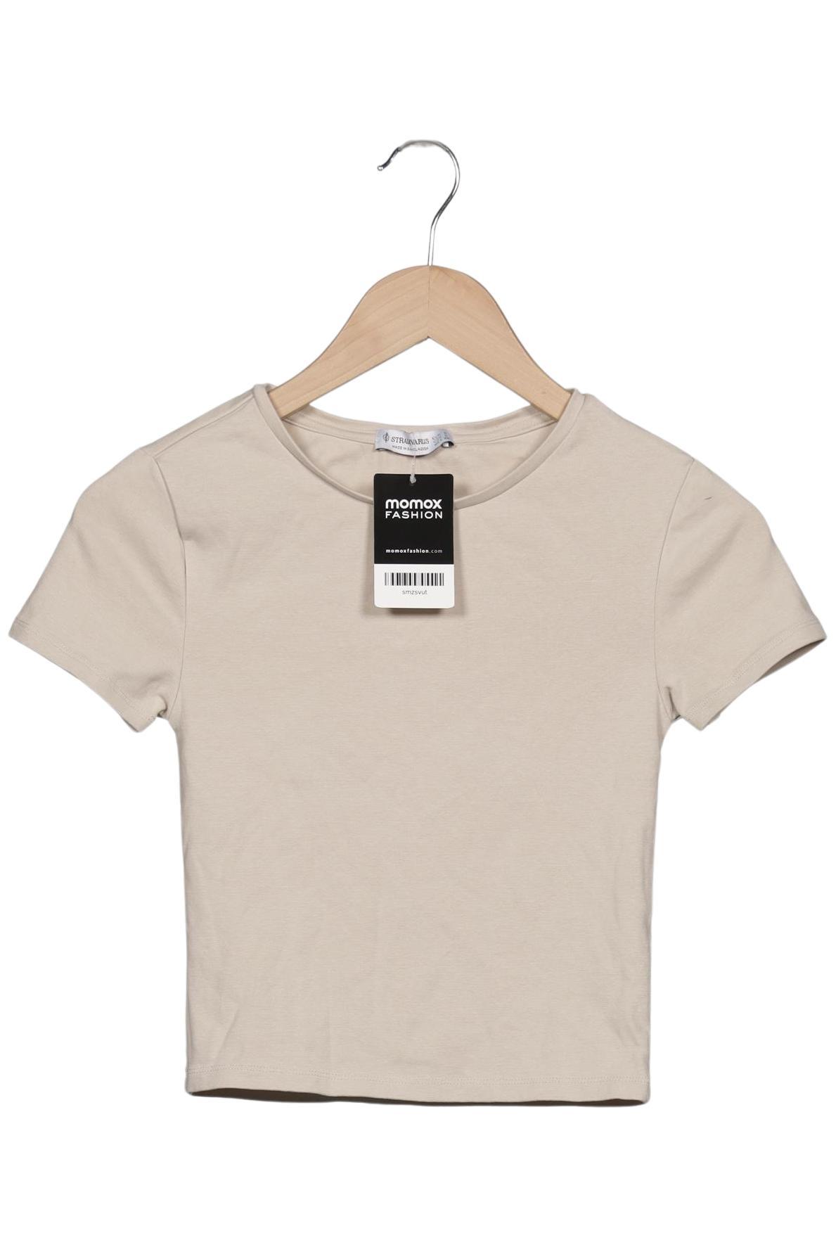 

Stradivarius Damen T-Shirt, beige, Gr. 36
