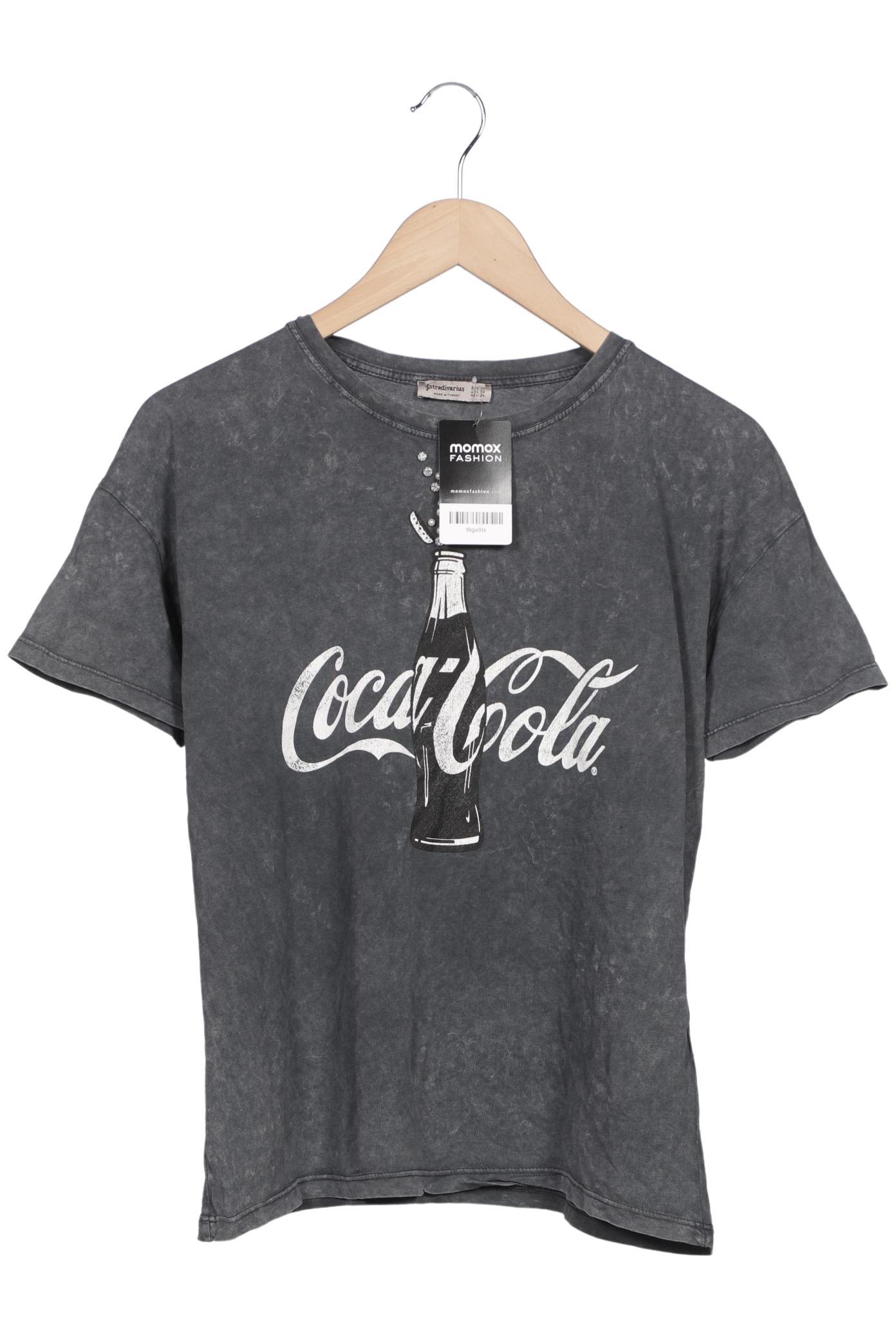 

Stradivarius Damen T-Shirt, grau, Gr. 34