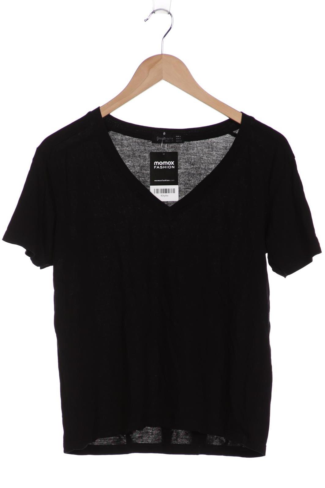 

Stradivarius Damen T-Shirt, schwarz, Gr. 42