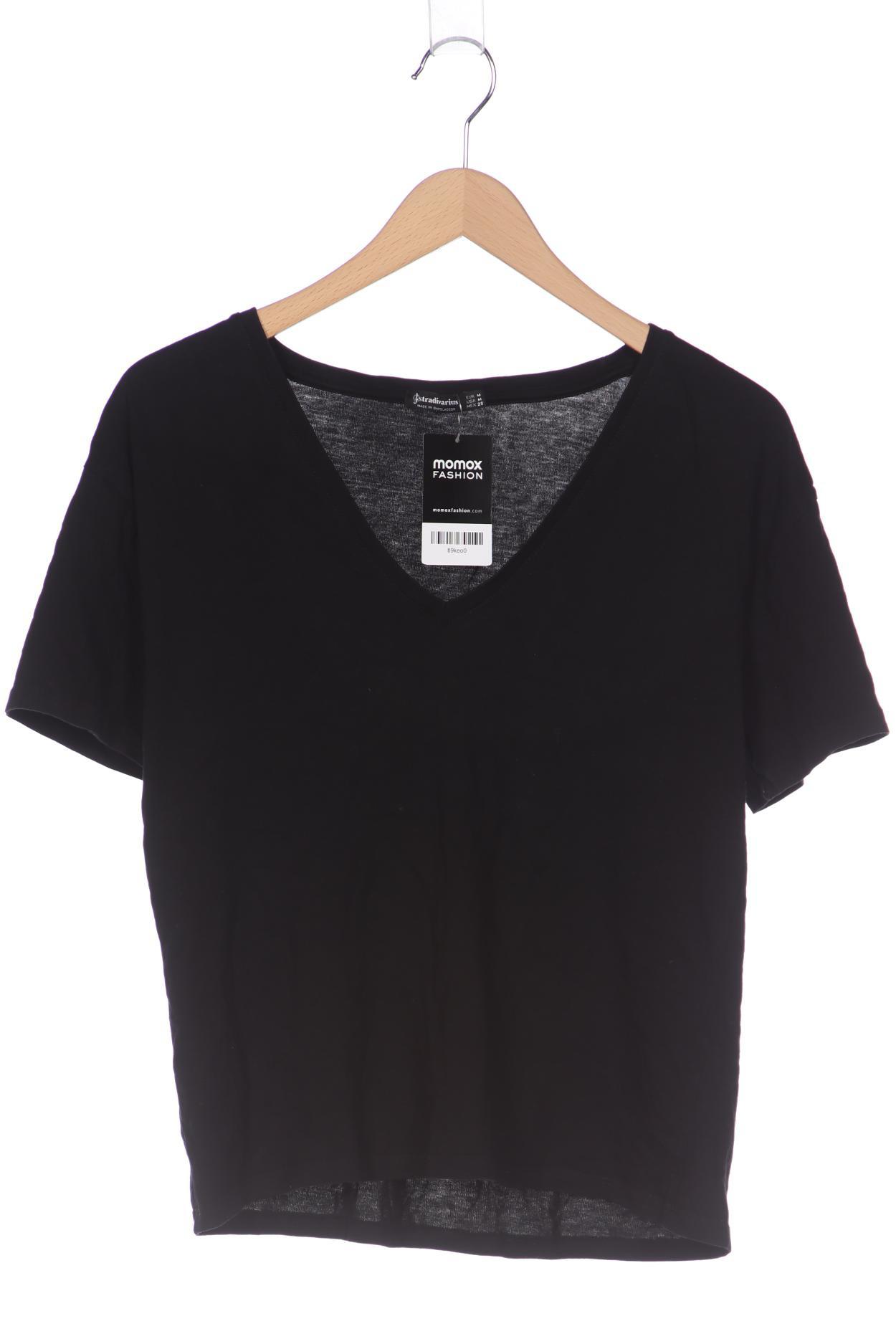 

Stradivarius Damen T-Shirt, schwarz