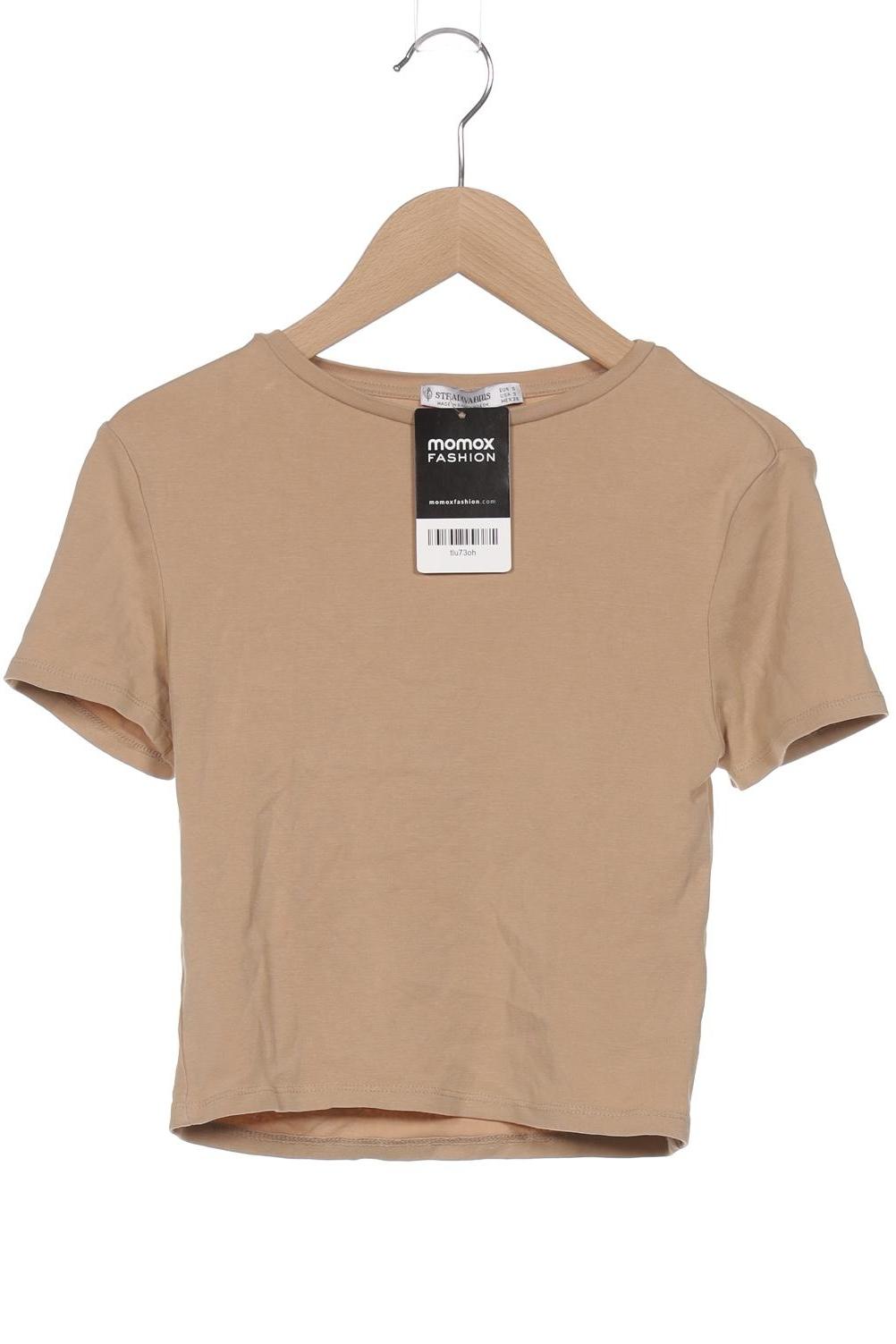 

Stradivarius Damen T-Shirt, braun, Gr. 36