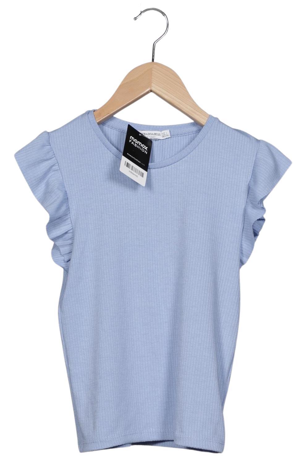 

Stradivarius Damen T-Shirt, hellblau, Gr. 42