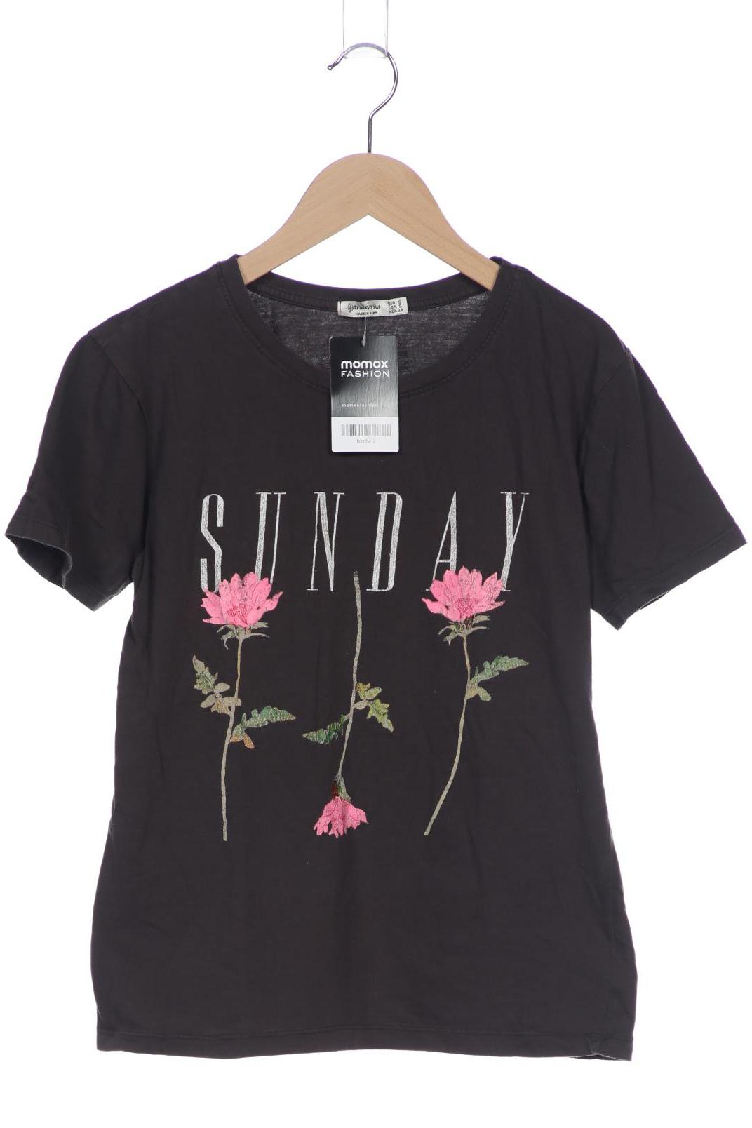 

Stradivarius Damen T-Shirt, grau, Gr. 36