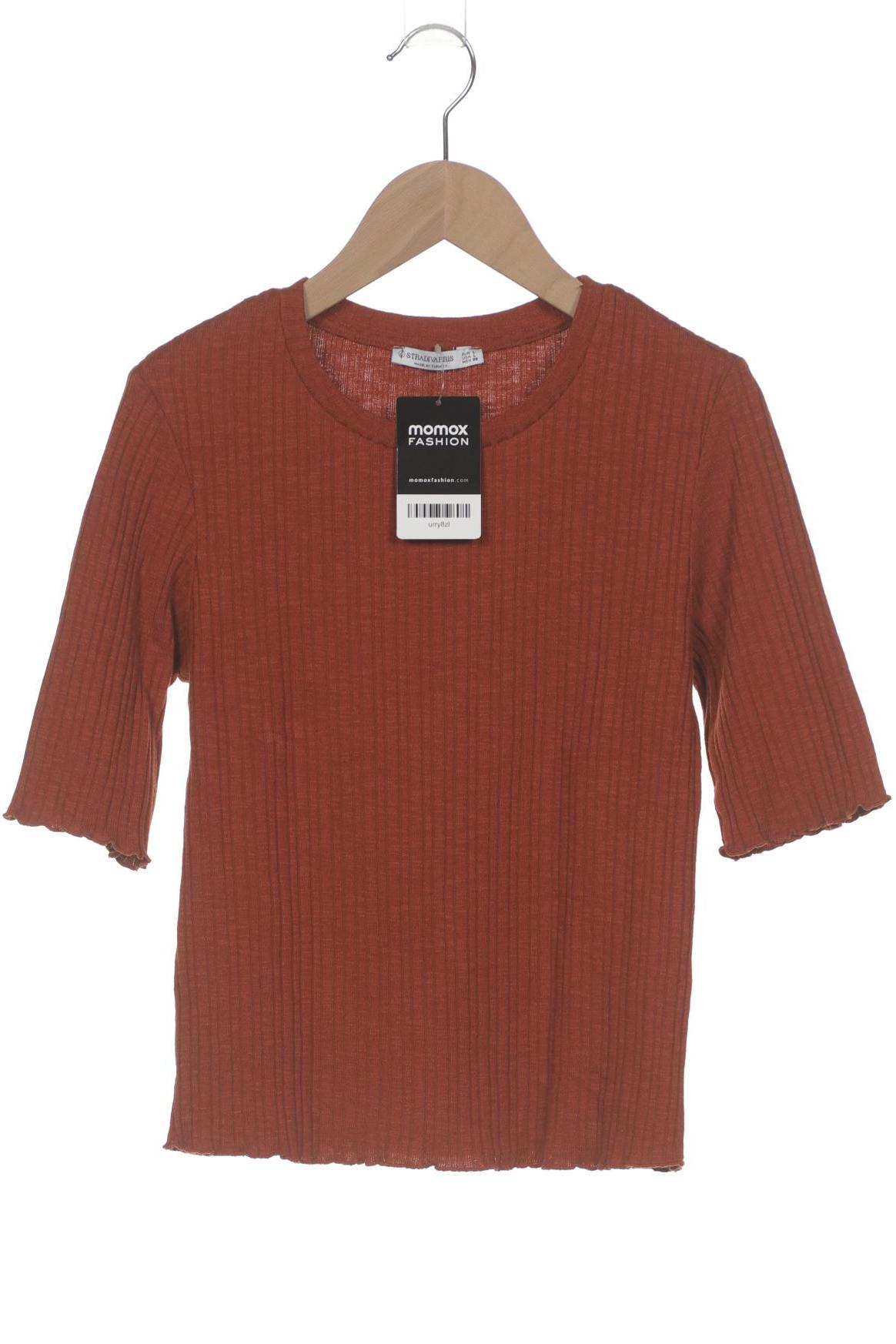 

Stradivarius Damen T-Shirt, rot, Gr. 42
