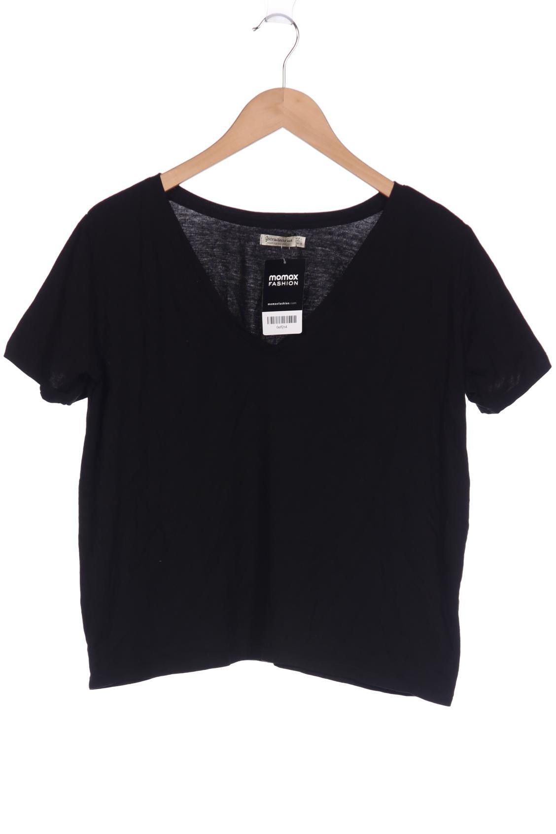 

Stradivarius Damen T-Shirt, schwarz, Gr. 42