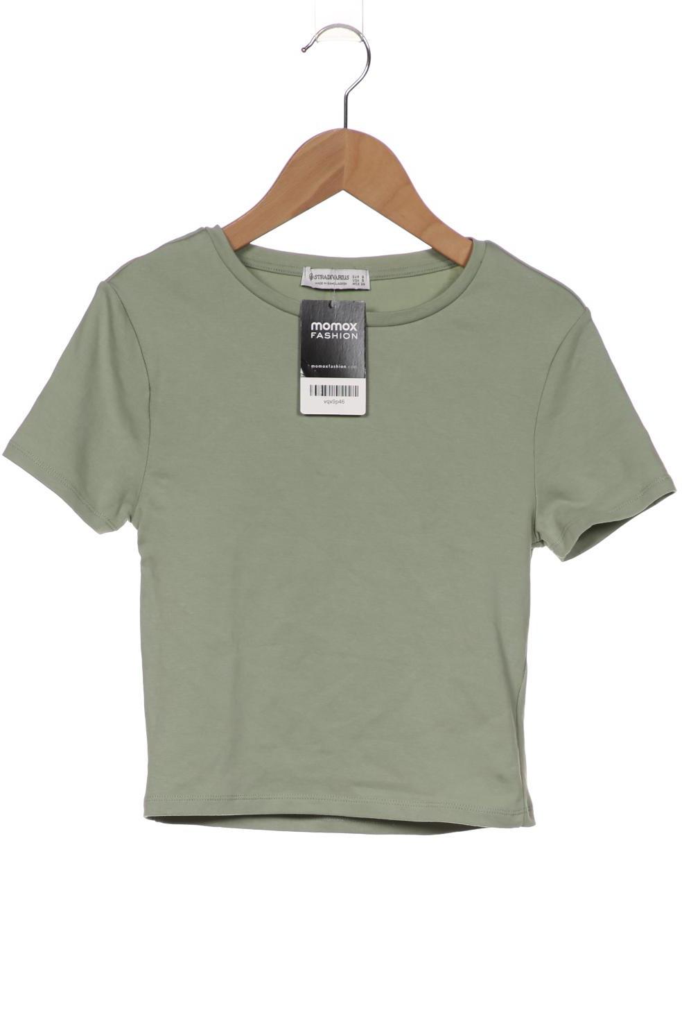 

Stradivarius Damen T-Shirt, hellgrün, Gr. 36