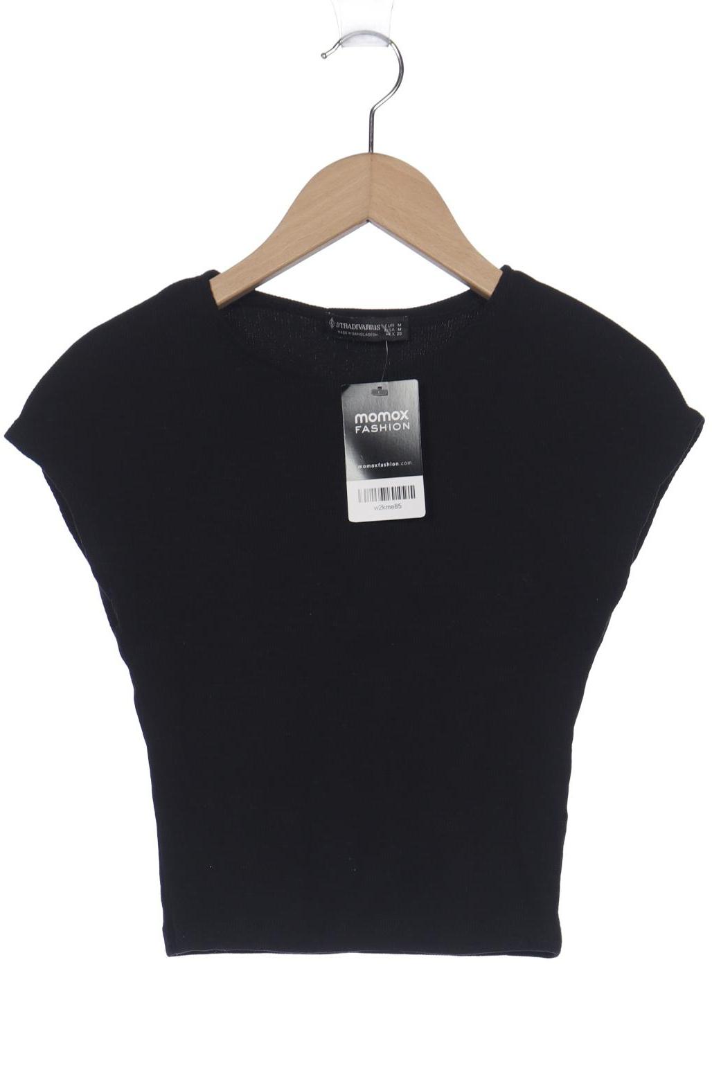 

Stradivarius Damen T-Shirt, schwarz