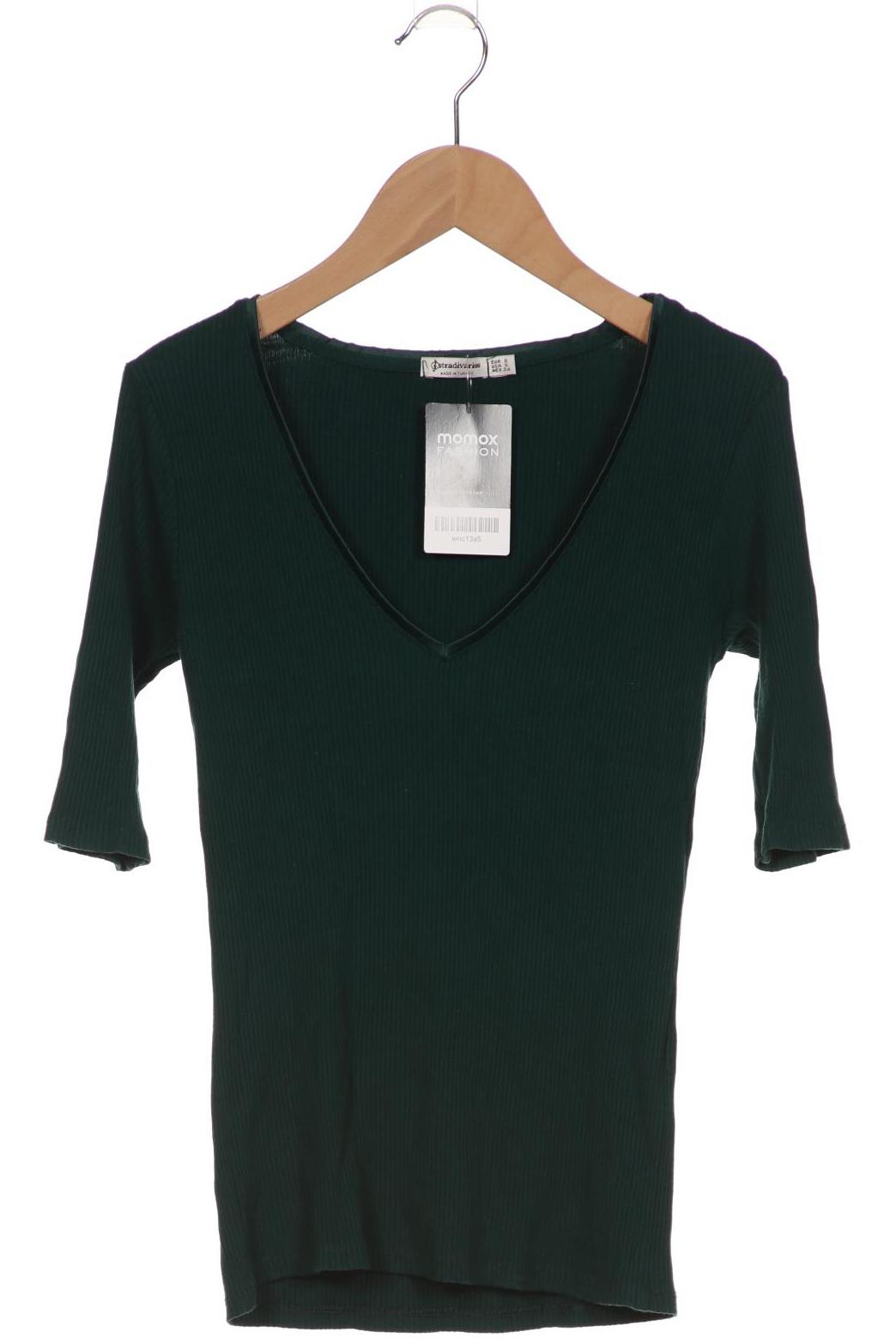 

Stradivarius Damen T-Shirt, grün, Gr. 36