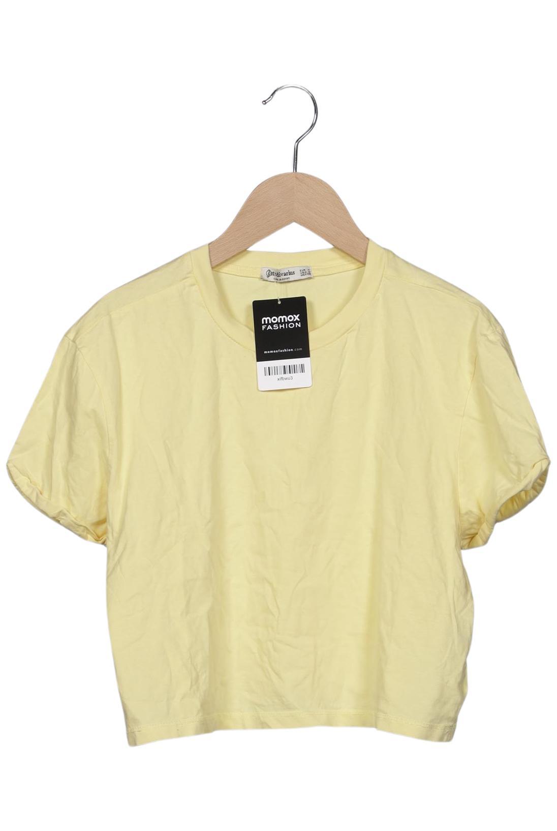 

Stradivarius Damen T-Shirt, silber, Gr. 38