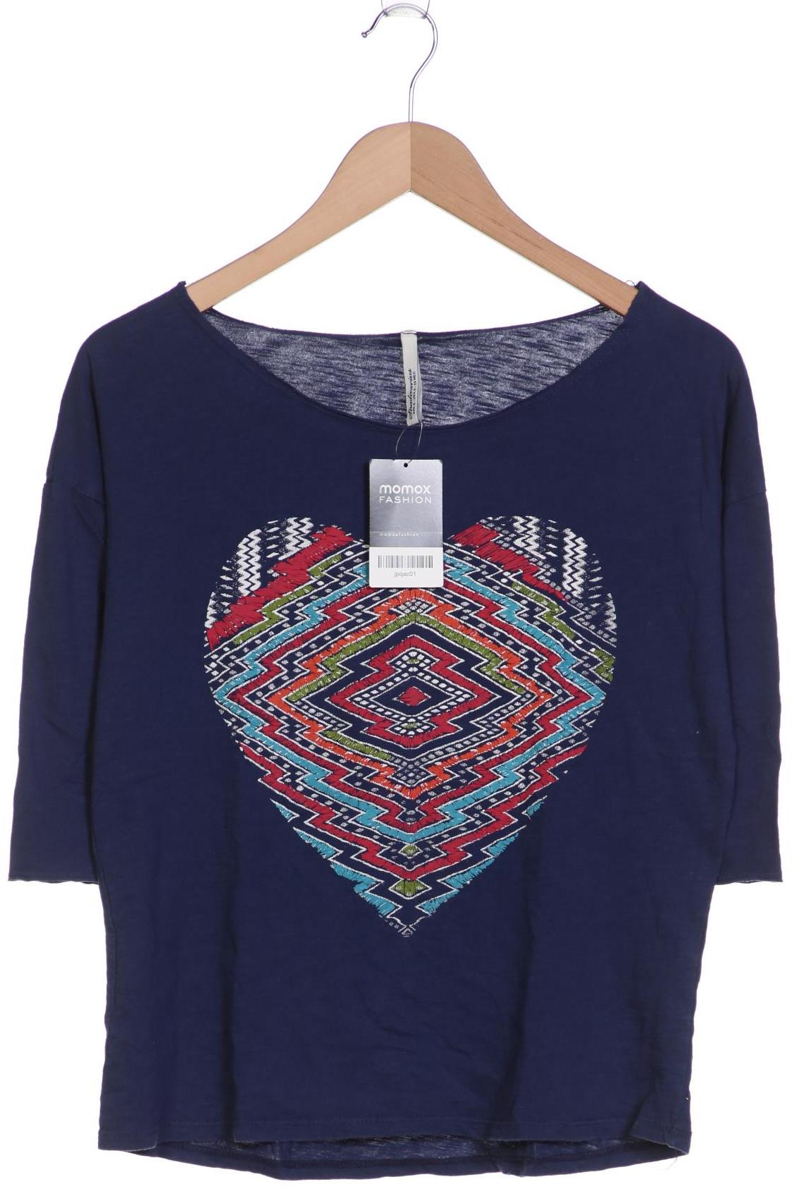 

Stradivarius Damen T-Shirt, marineblau, Gr. 36