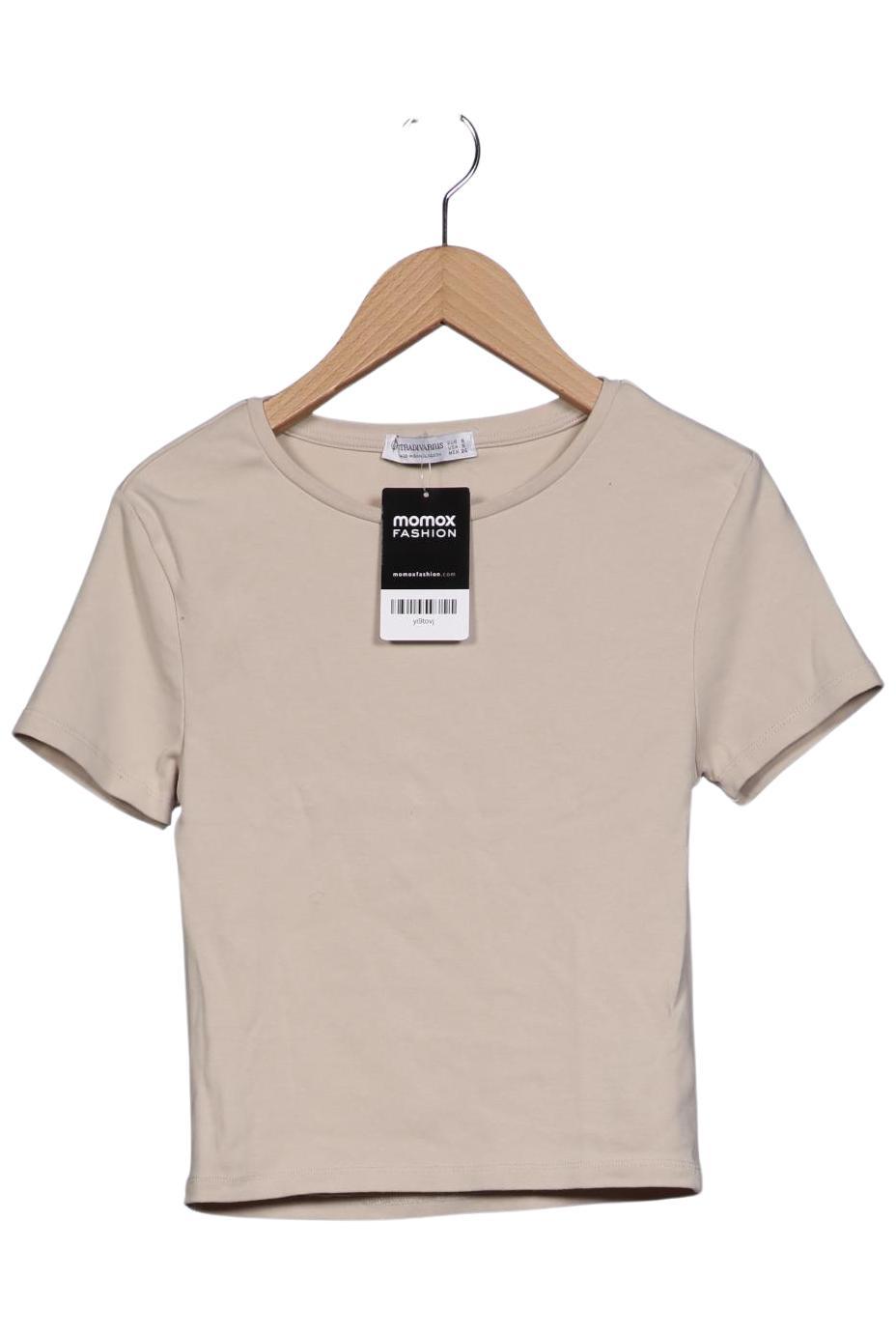 

Stradivarius Damen T-Shirt, beige, Gr. 36
