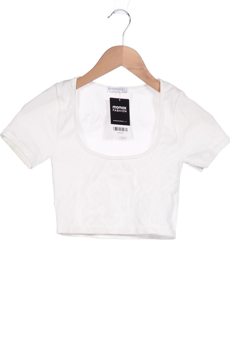 

Stradivarius Damen T-Shirt, weiß