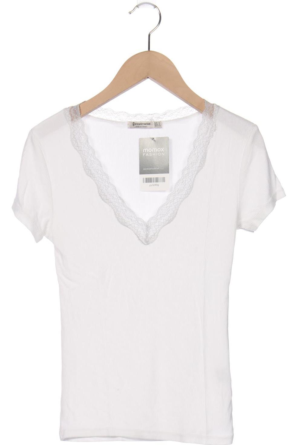 

Stradivarius Damen T-Shirt, weiß