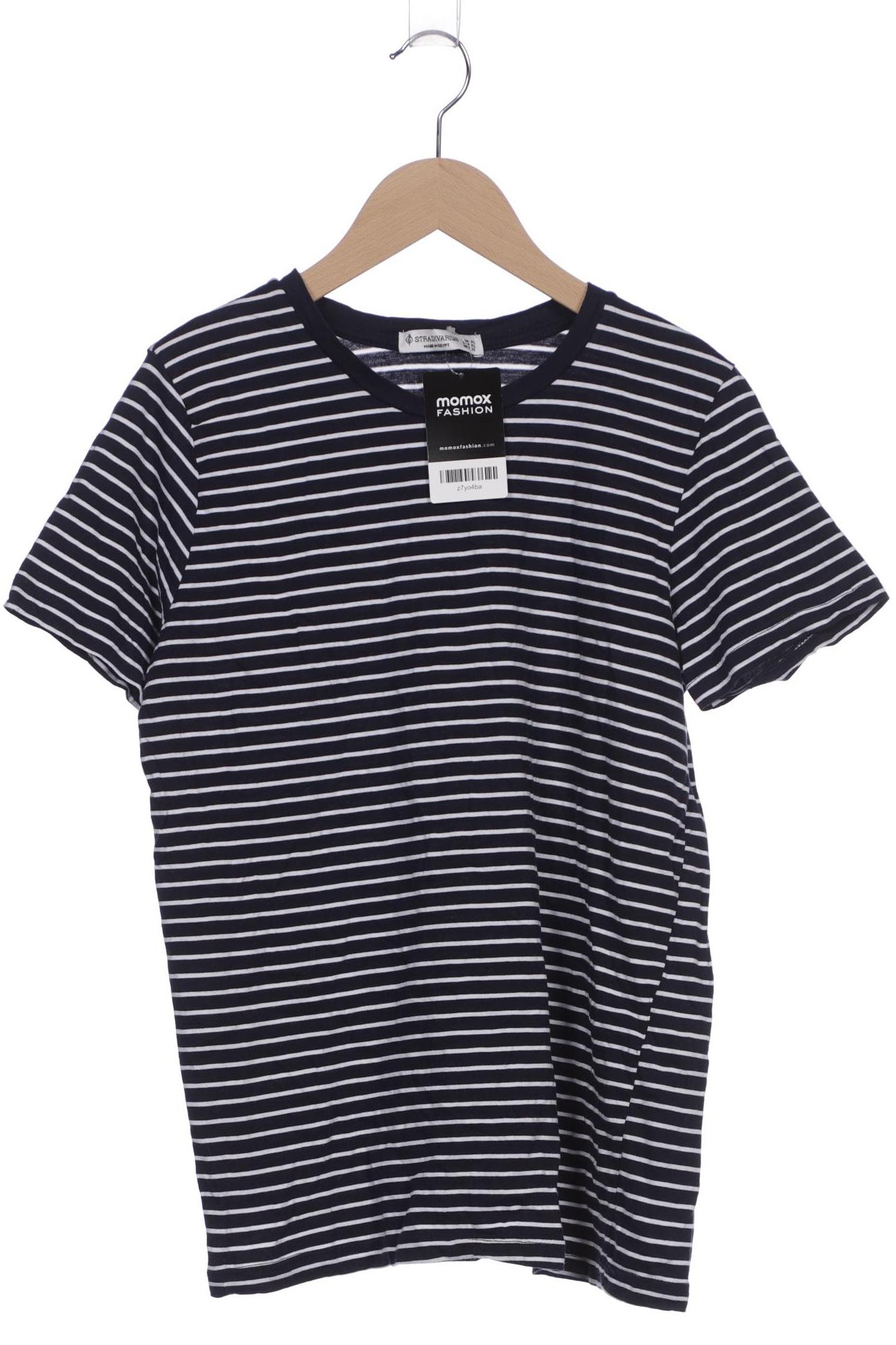 

Stradivarius Damen T-Shirt, marineblau, Gr. 44