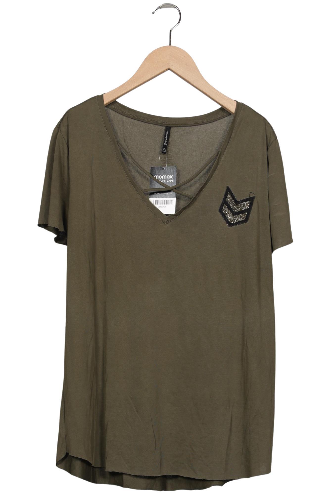 

Stradivarius Damen T-Shirt, grün, Gr. 42