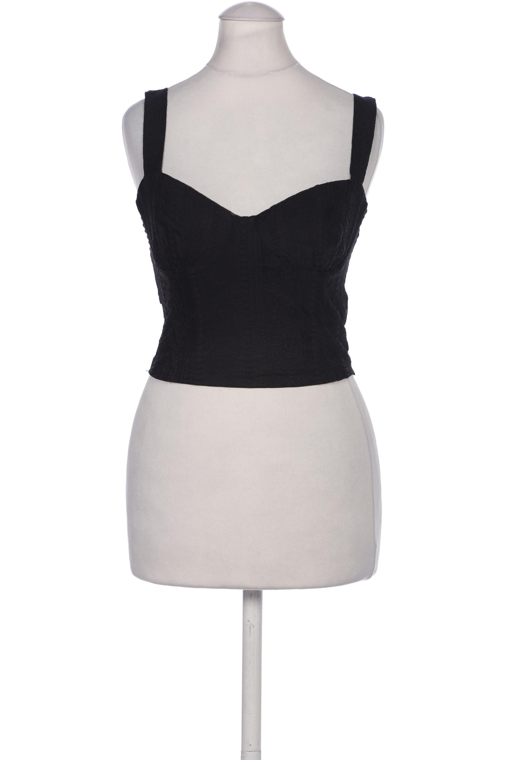 

Stradivarius Damen Top, schwarz, Gr. 34
