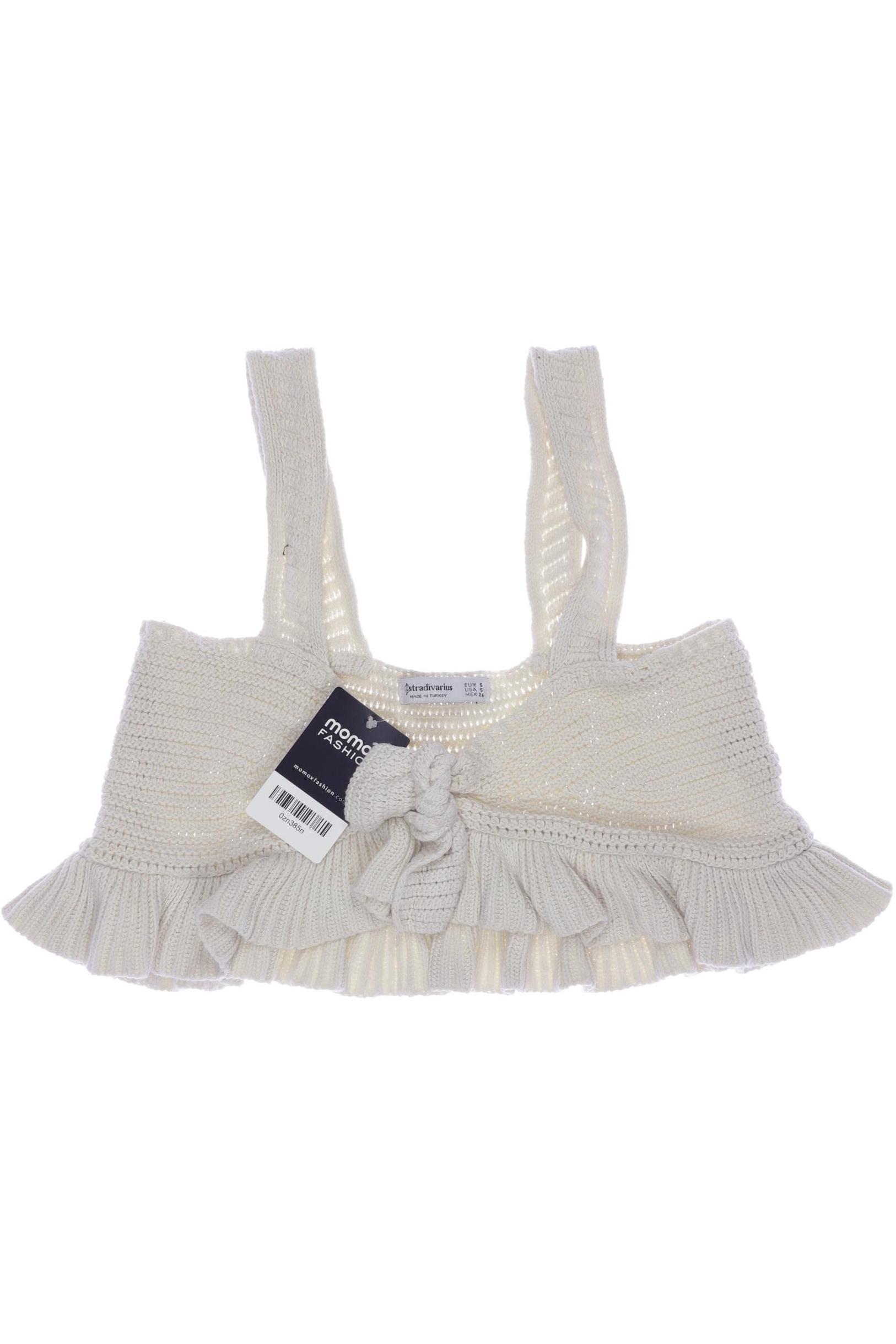 

Stradivarius Damen Top, cremeweiß, Gr. 36