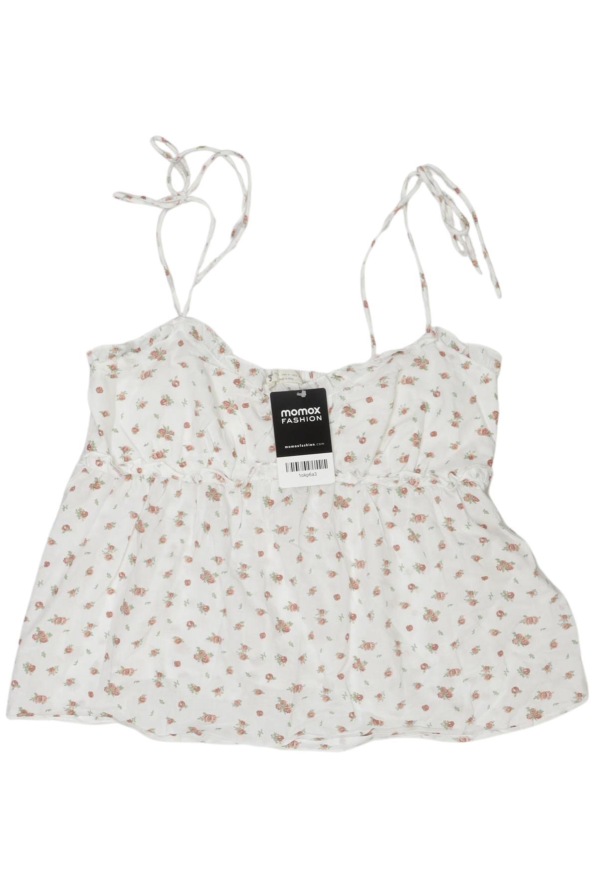

Stradivarius Damen Top, weiß, Gr. 42