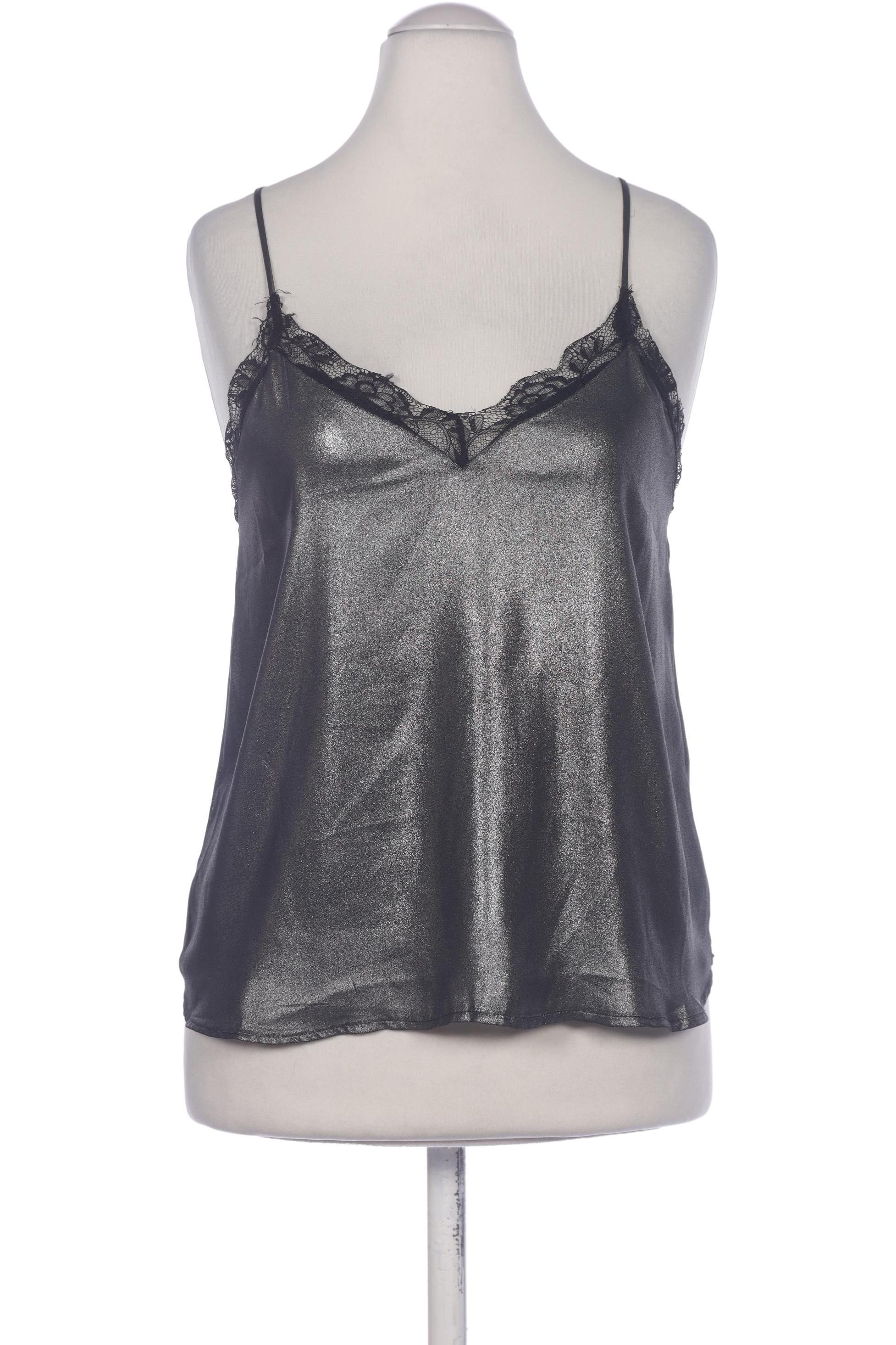 

Stradivarius Damen Top, silber, Gr. 36