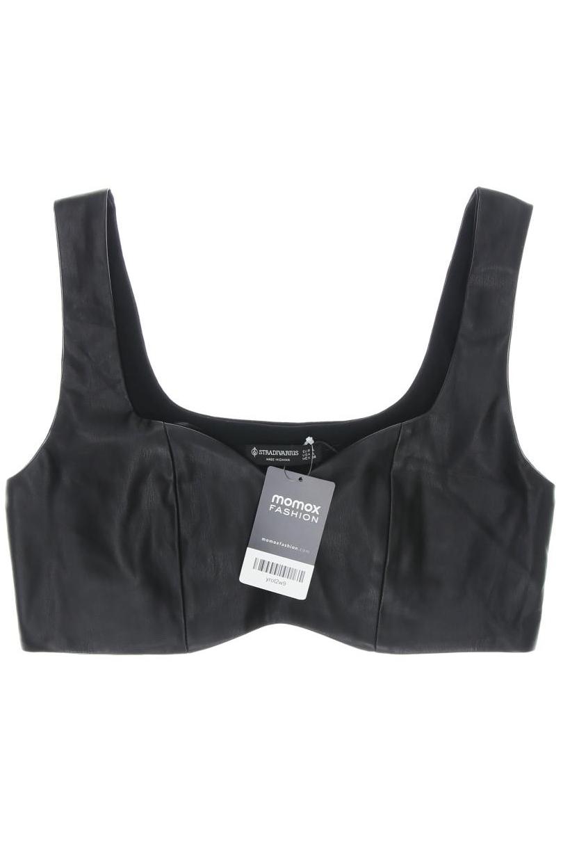 

Stradivarius Damen Top, schwarz, Gr. 42